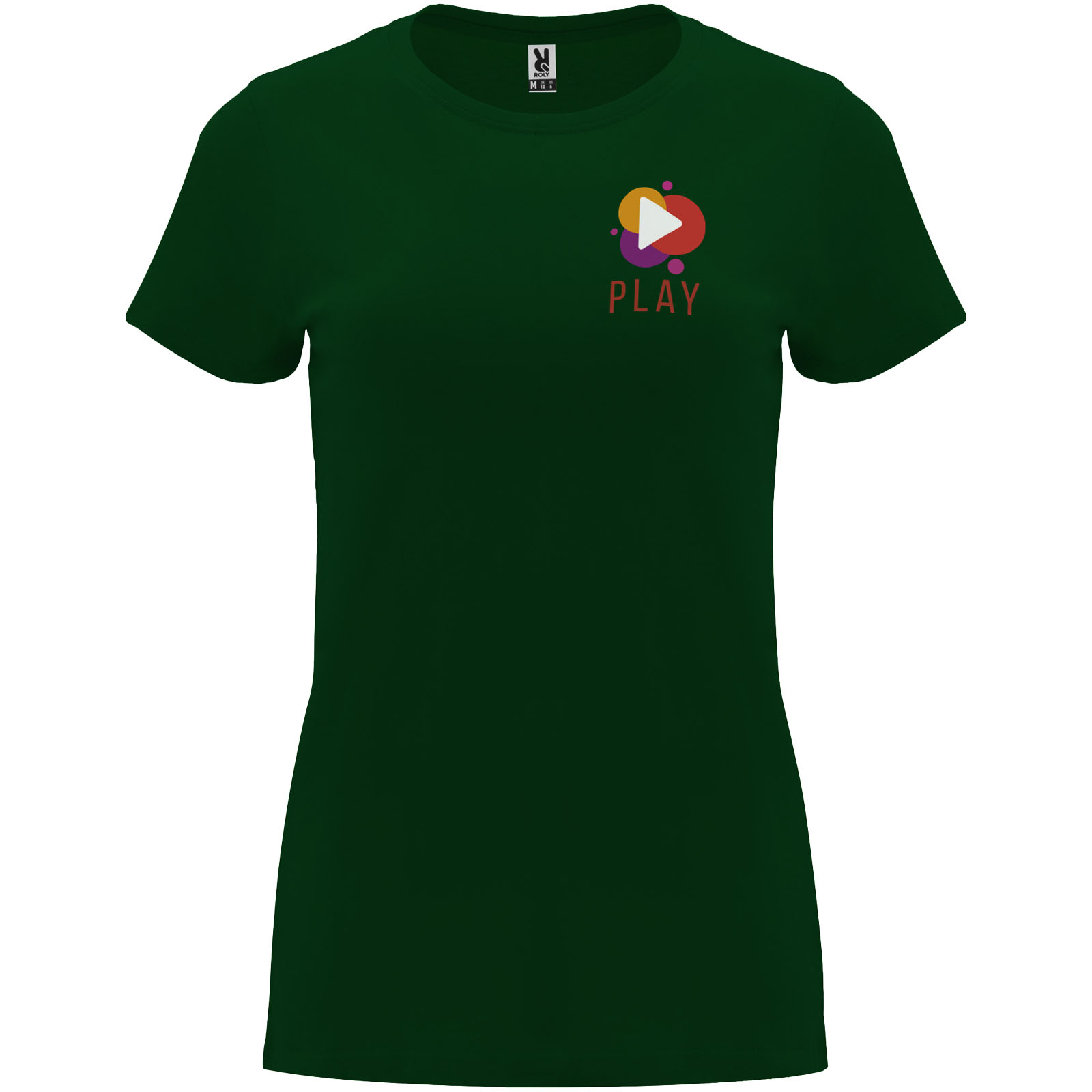 Roly T-shirt de 170 g/m² Capri à manches courtes pour femme