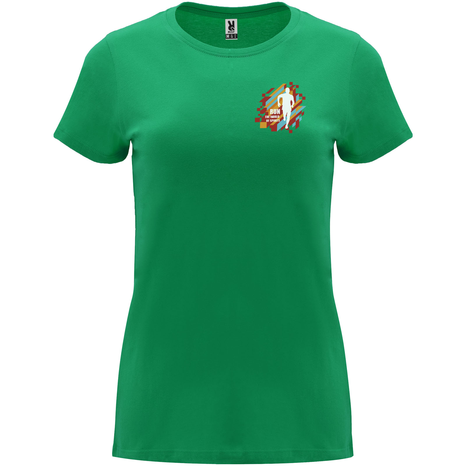 Roly T-shirt de 170 g/m² Capri à manches courtes pour femme