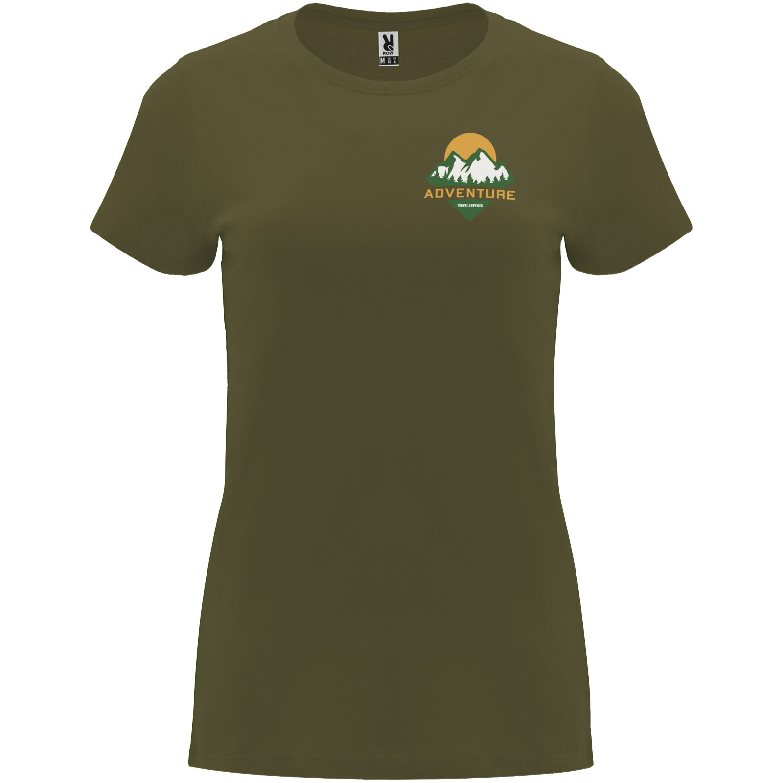 Roly T-shirt de 170 g/m² Capri à manches courtes pour femme