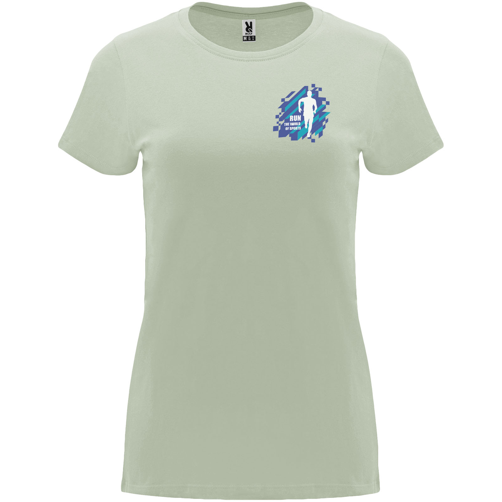Roly T-shirt de 170 g/m² Capri à manches courtes pour femme