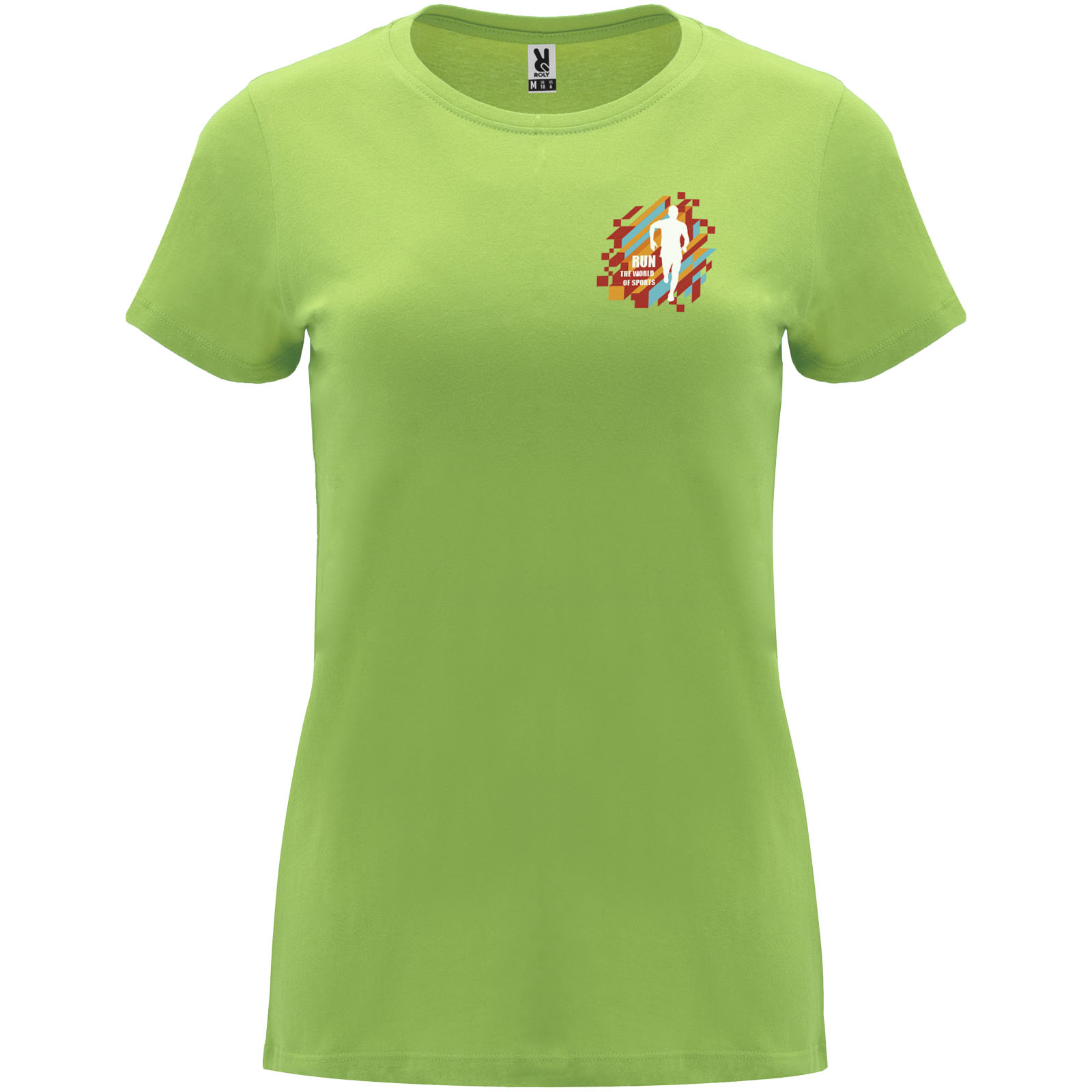 Roly T-shirt de 170 g/m² Capri à manches courtes pour femme