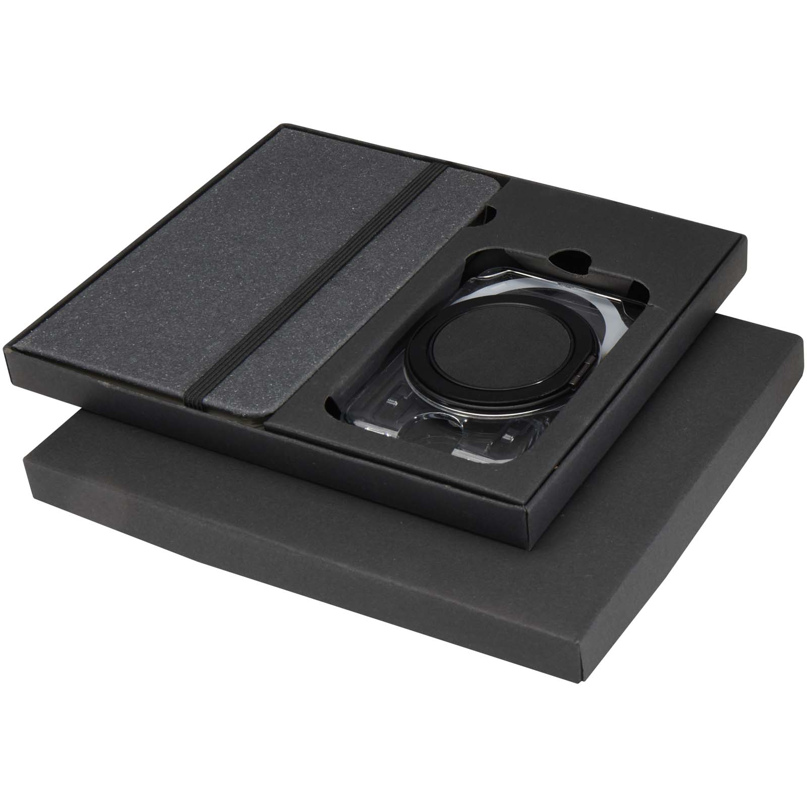 Coffret cadeau Kern avec carnet à couverture rigide A6 et portefeuille MagSafe