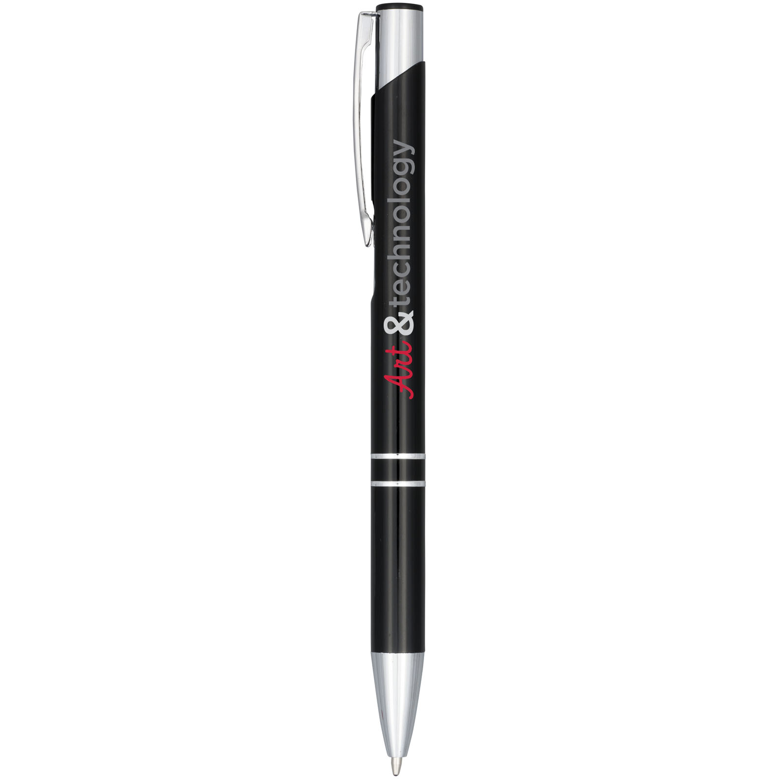 Stylo bille aluminium anodisé Moneta (encre bleue)