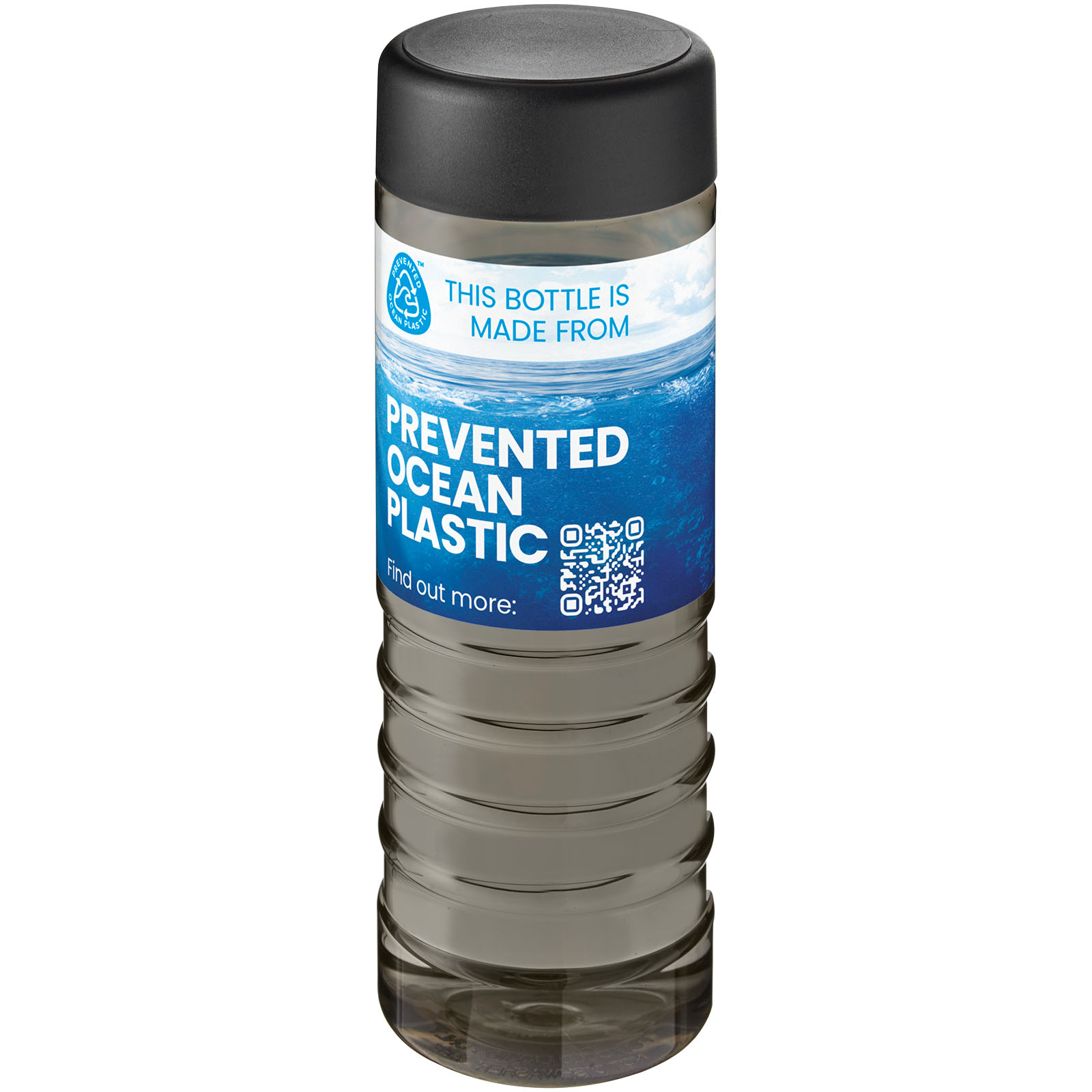 Bouteille de sport H2O Active® Eco Treble de 750 ml avec couvercle vissé