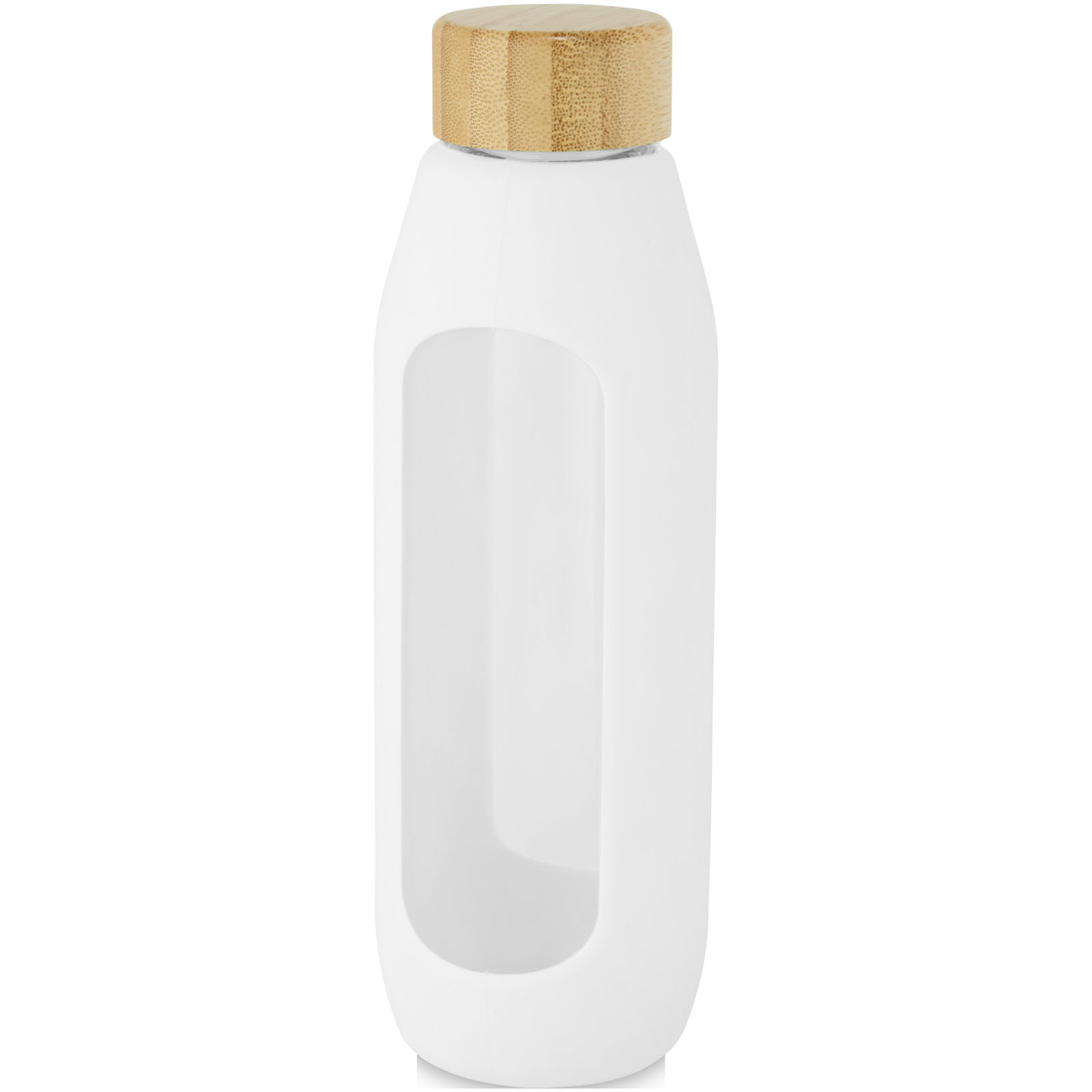 Bouteille Tidan de 600 ml en verre borosilicate avec grip en silicone