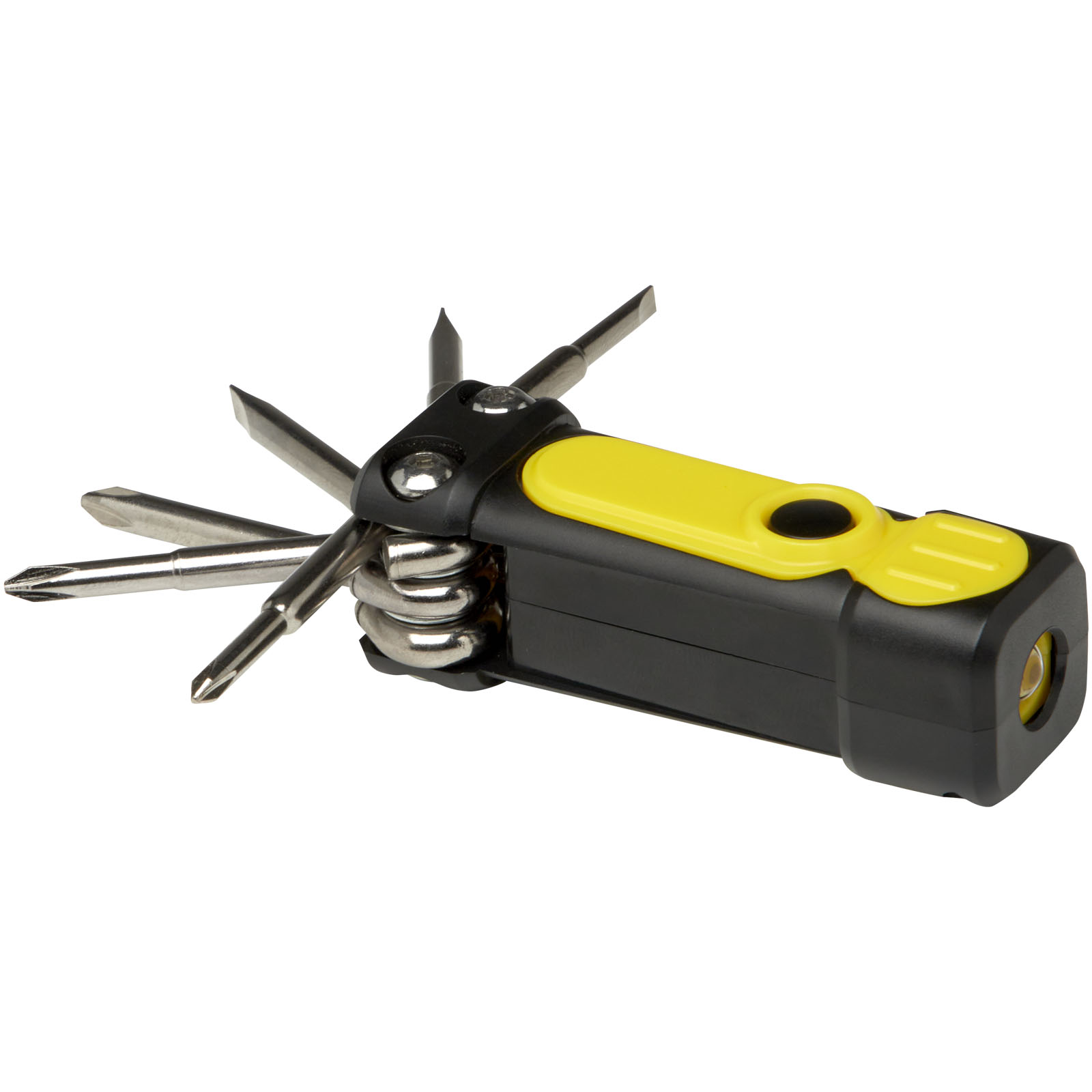 STAC Jeu de tournevis Octo 8-en-1 RCS en plastique recyclé avec torche