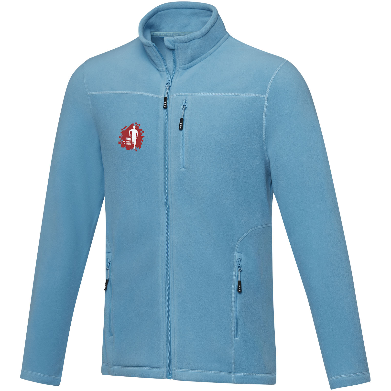 Elevate Veste Amber pour homme en polaire recyclée GRS entièrement zippée