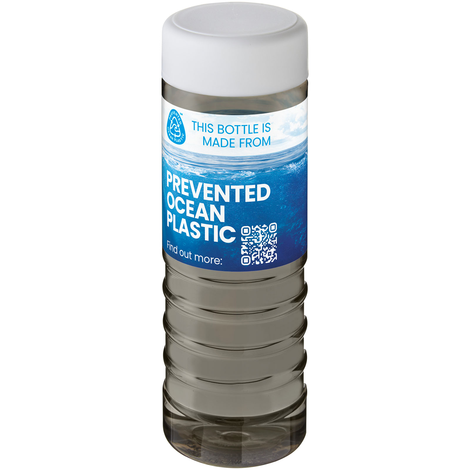 Bouteille de sport H2O Active® Eco Treble de 750 ml avec couvercle vissé