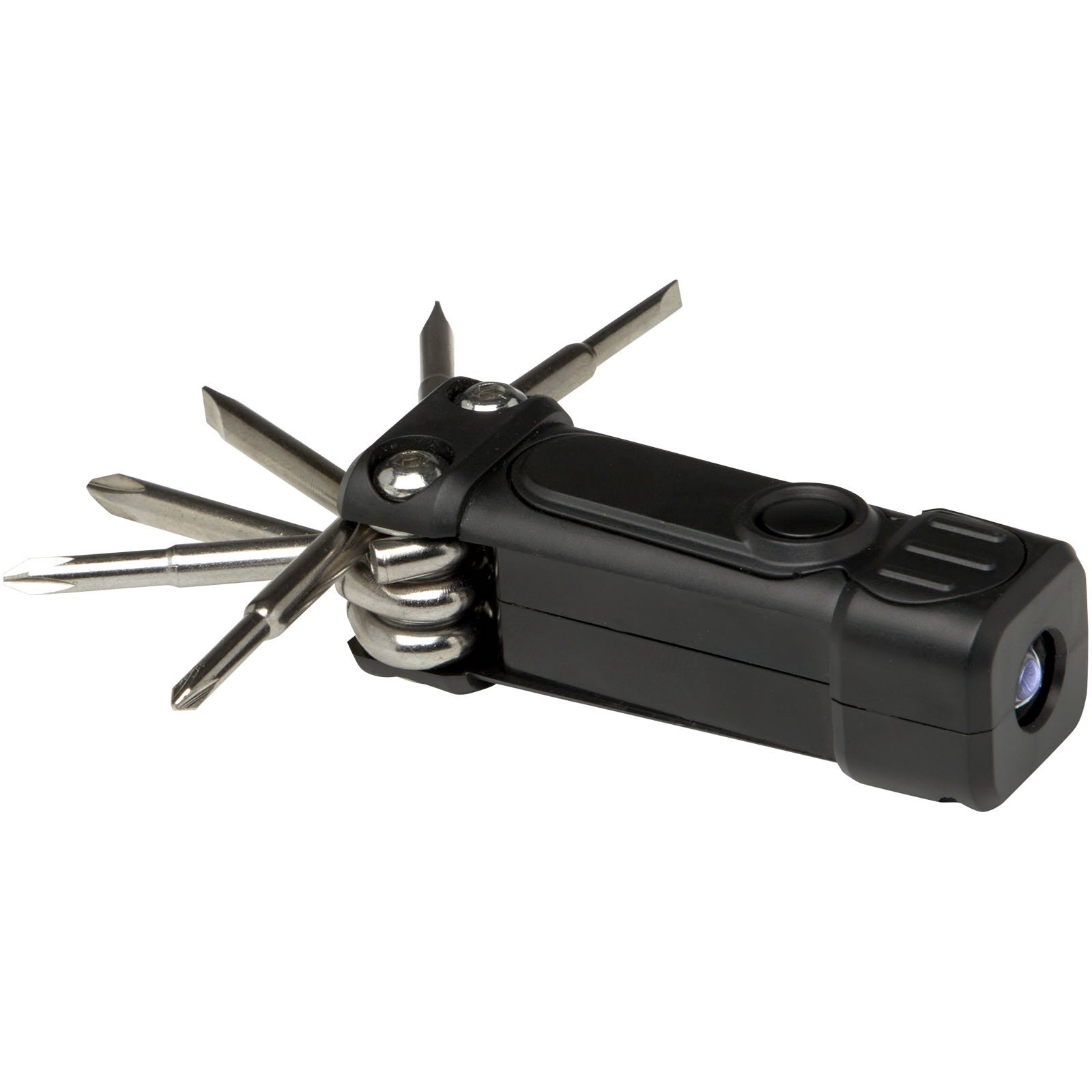 STAC Jeu de tournevis Octo 8-en-1 RCS en plastique recyclé avec torche