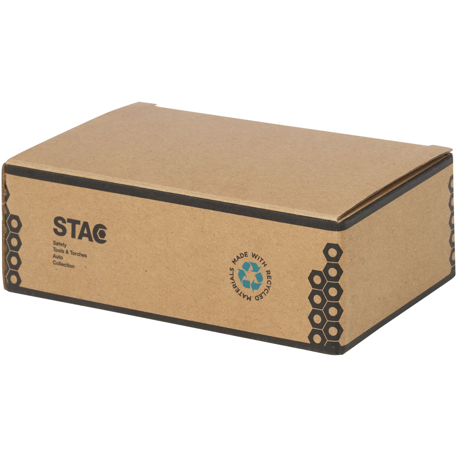 STAC Jeu de tournevis Octo 8-en-1 RCS en plastique recyclé avec torche