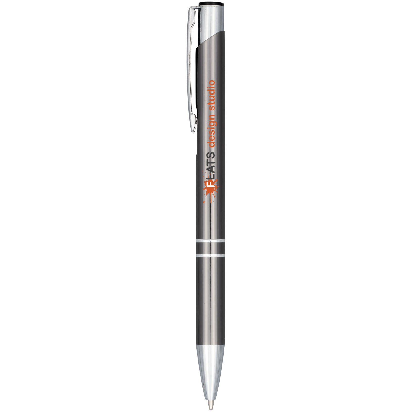 Stylo bille aluminium anodisé Moneta (encre bleue)