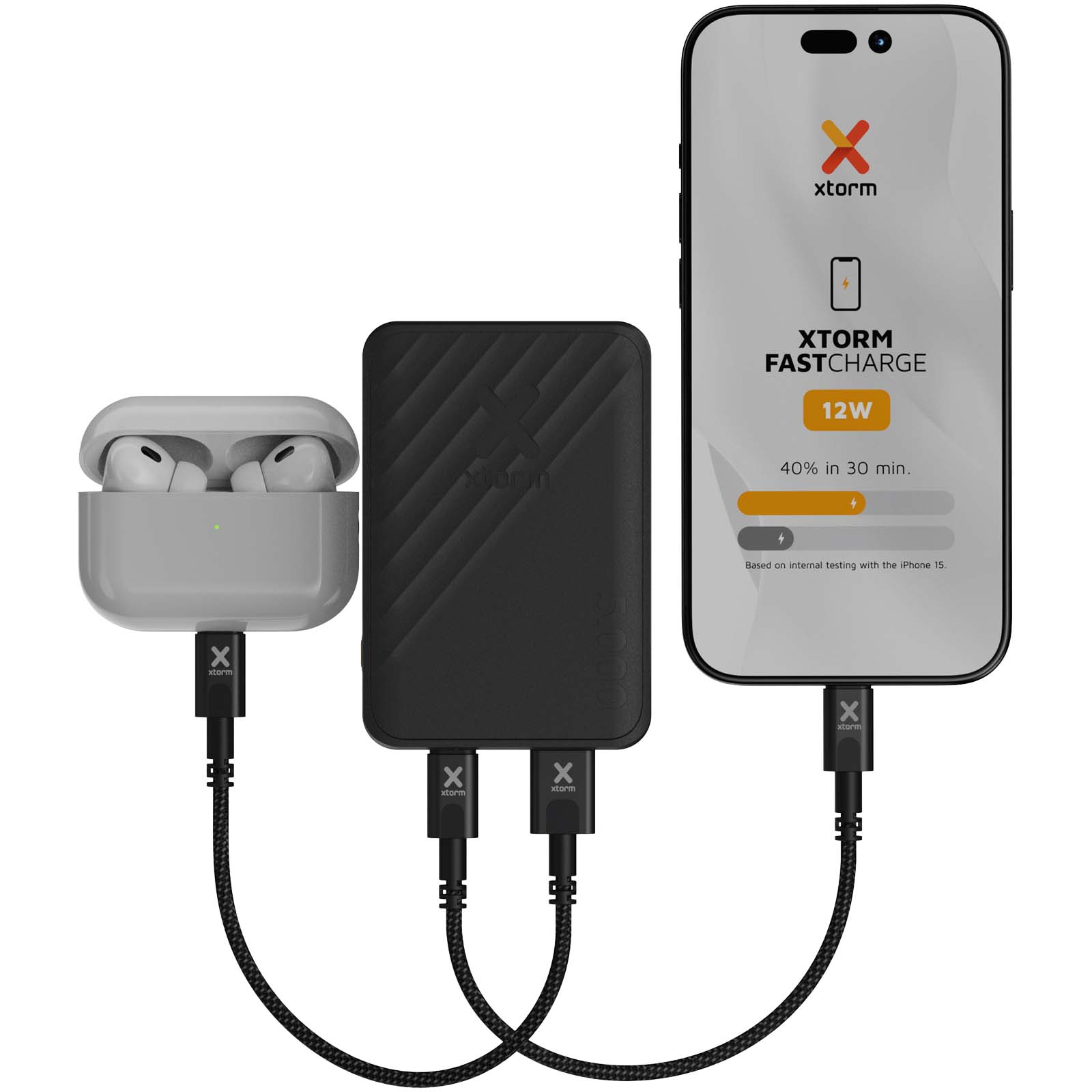 Batterie de secours à charge rapide Xtorm XG205 Go2 de 12 W et 5 000 mAh