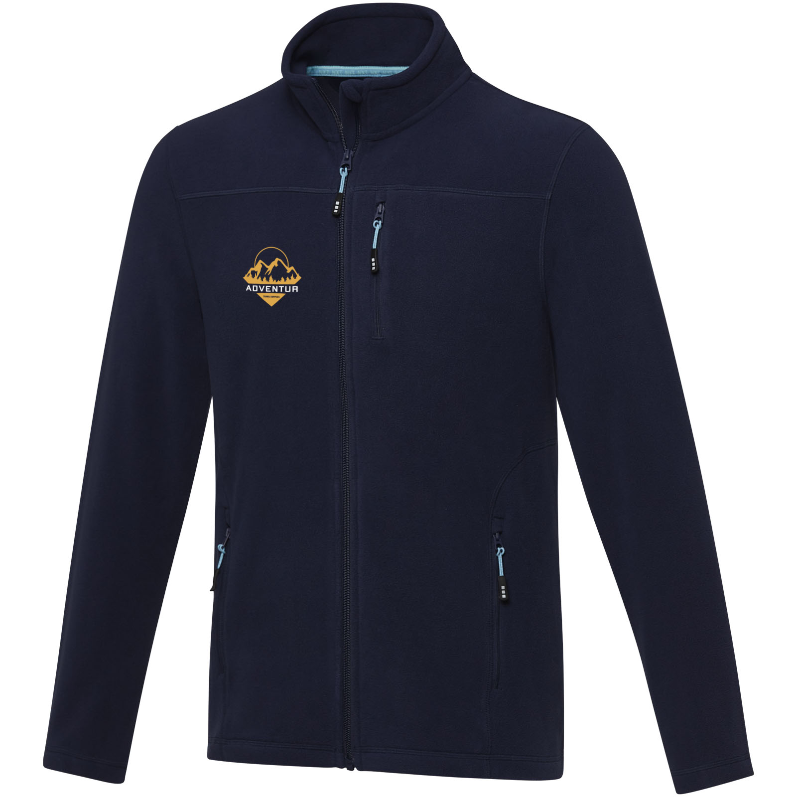 Elevate Veste Amber pour homme en polaire recyclée GRS entièrement zippée