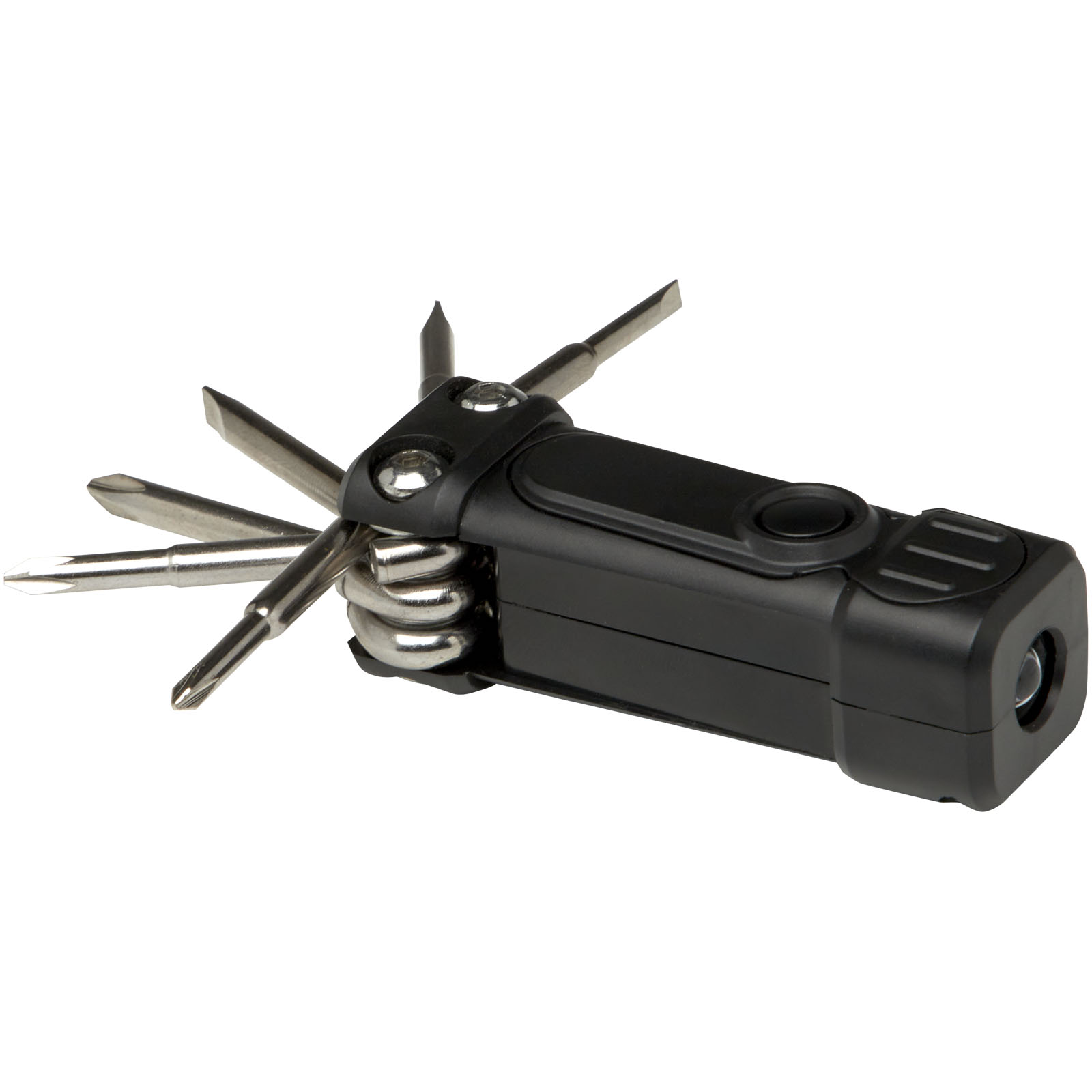 STAC Jeu de tournevis Octo 8-en-1 RCS en plastique recyclé avec torche