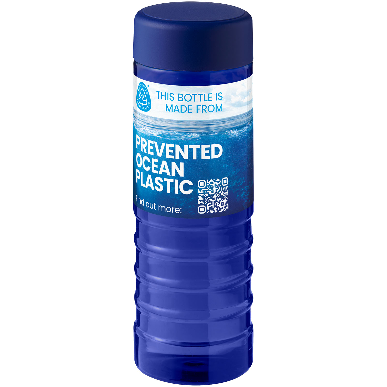 Bouteille de sport H2O Active® Eco Treble de 750 ml avec couvercle vissé