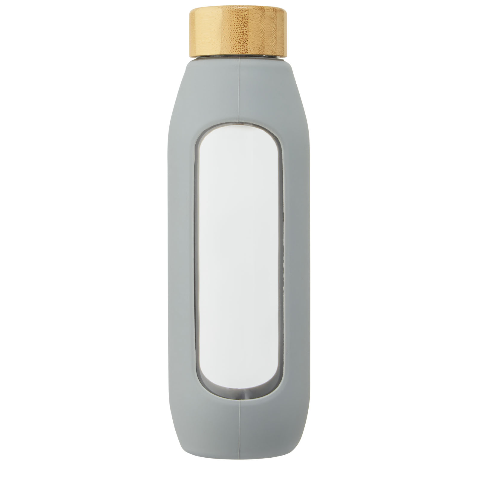 Bouteille Tidan de 600 ml en verre borosilicate avec grip en silicone