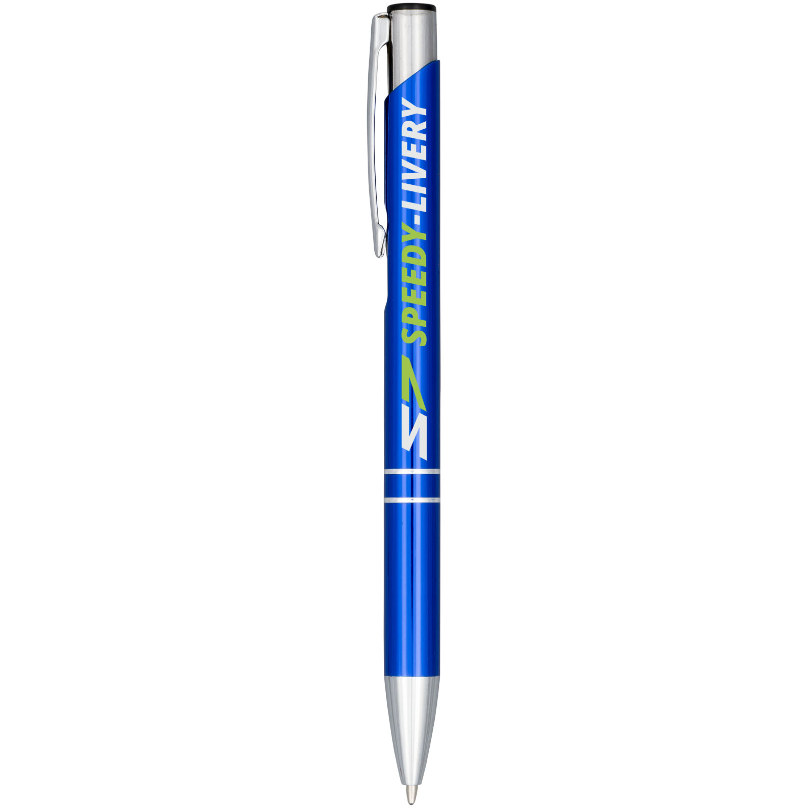 Stylo bille aluminium anodisé Moneta (encre bleue)