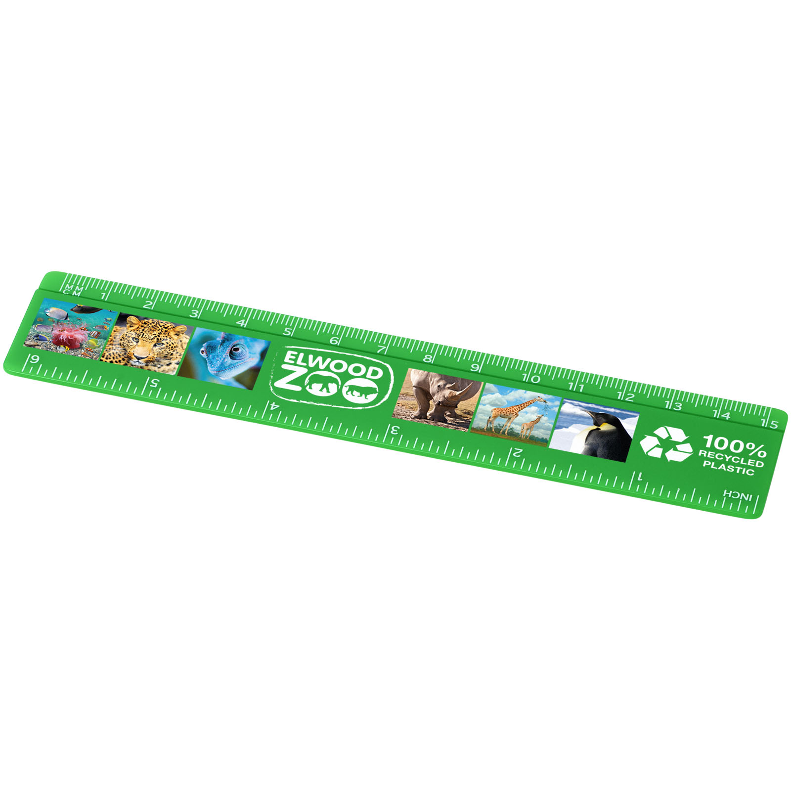 Règle Refari  de 15 cm en plastique recyclé