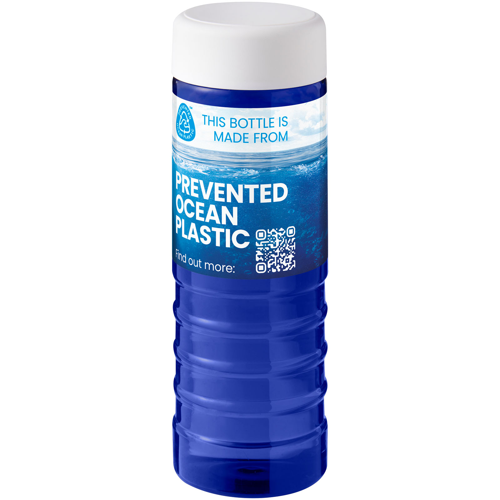 Bouteille de sport H2O Active® Eco Treble de 750 ml avec couvercle vissé