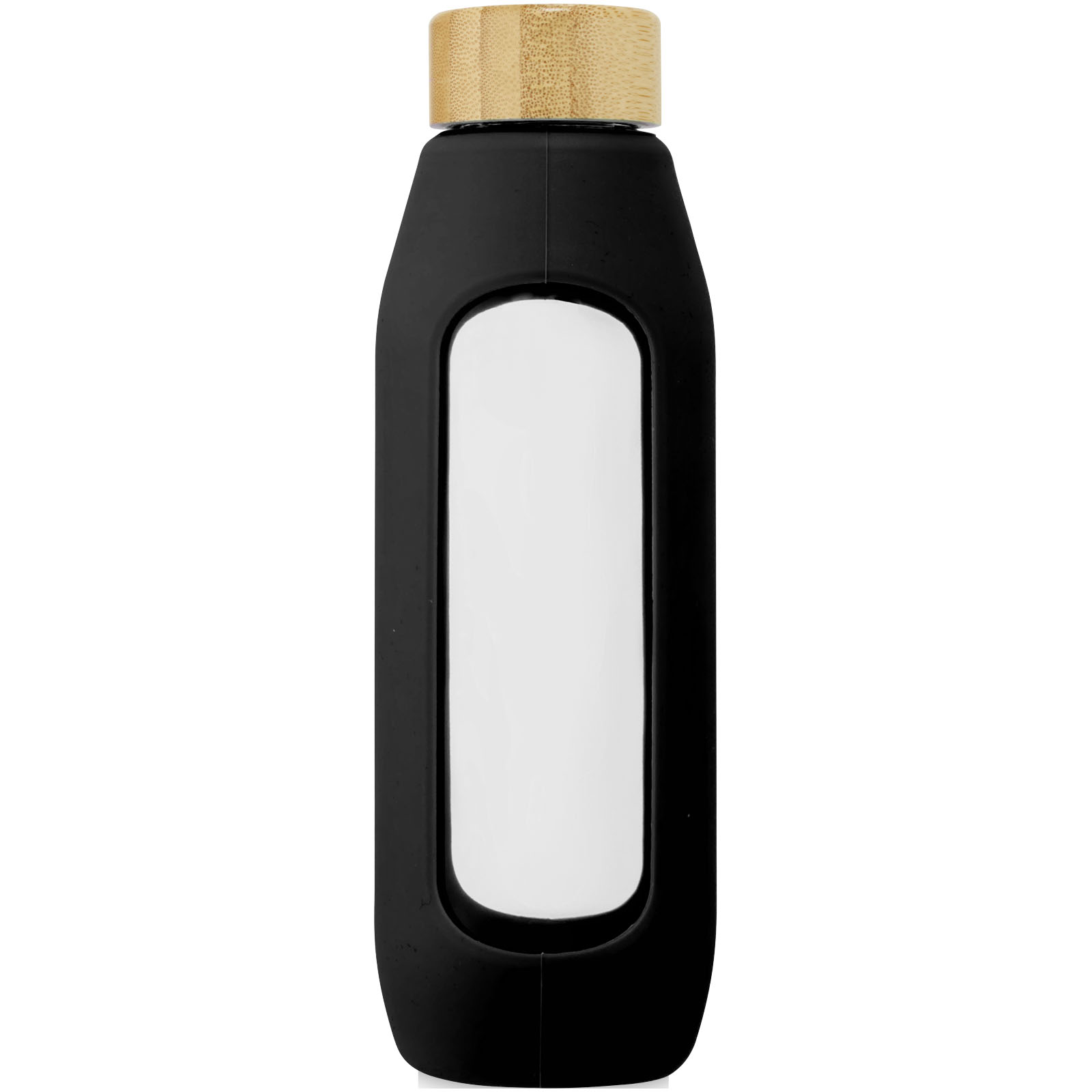 Bouteille Tidan de 600 ml en verre borosilicate avec grip en silicone