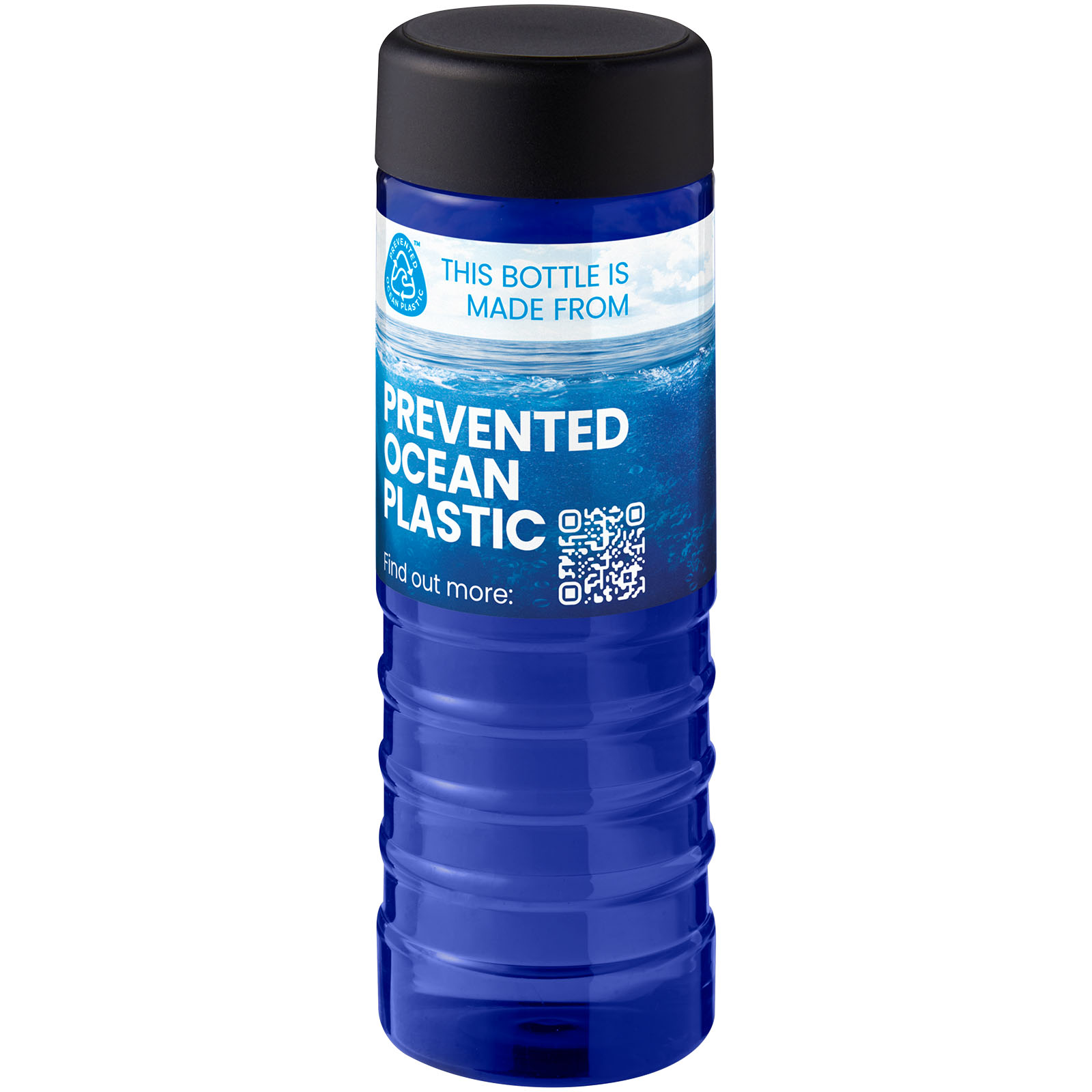 Bouteille de sport H2O Active® Eco Treble de 750 ml avec couvercle vissé