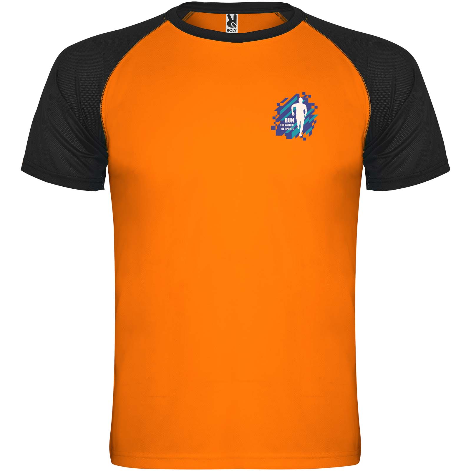 Roly T-shirt de sport de 140 g/m² Indianapolis à manches courtes unisexe
