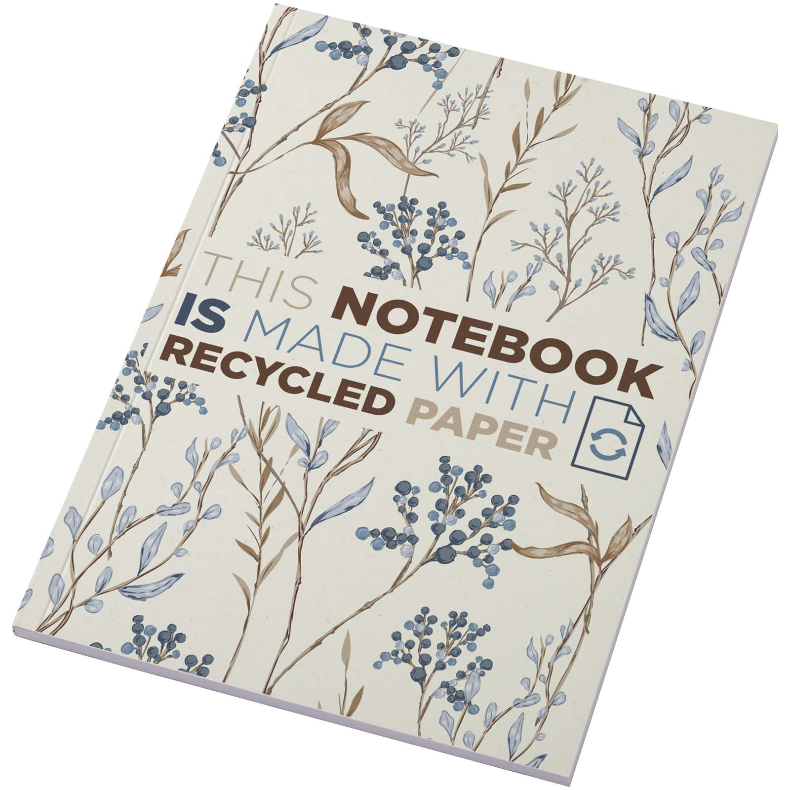 Cahier Novella Austen Colours recyclé A5 à couverture souple de 50 feuilles