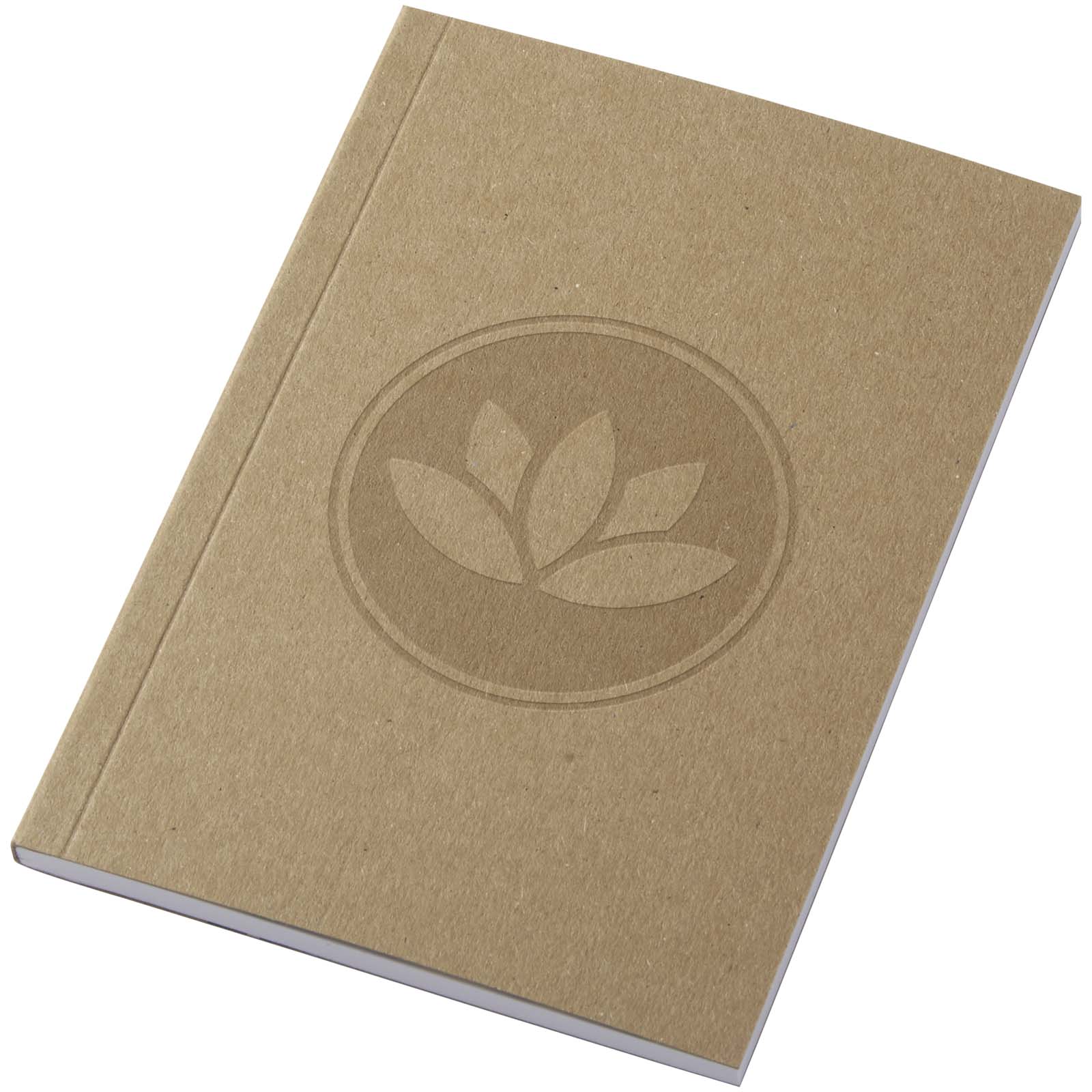 Carnet A6 à couverture souple recyclée Novella Austen Kraft avec 50 feuilles