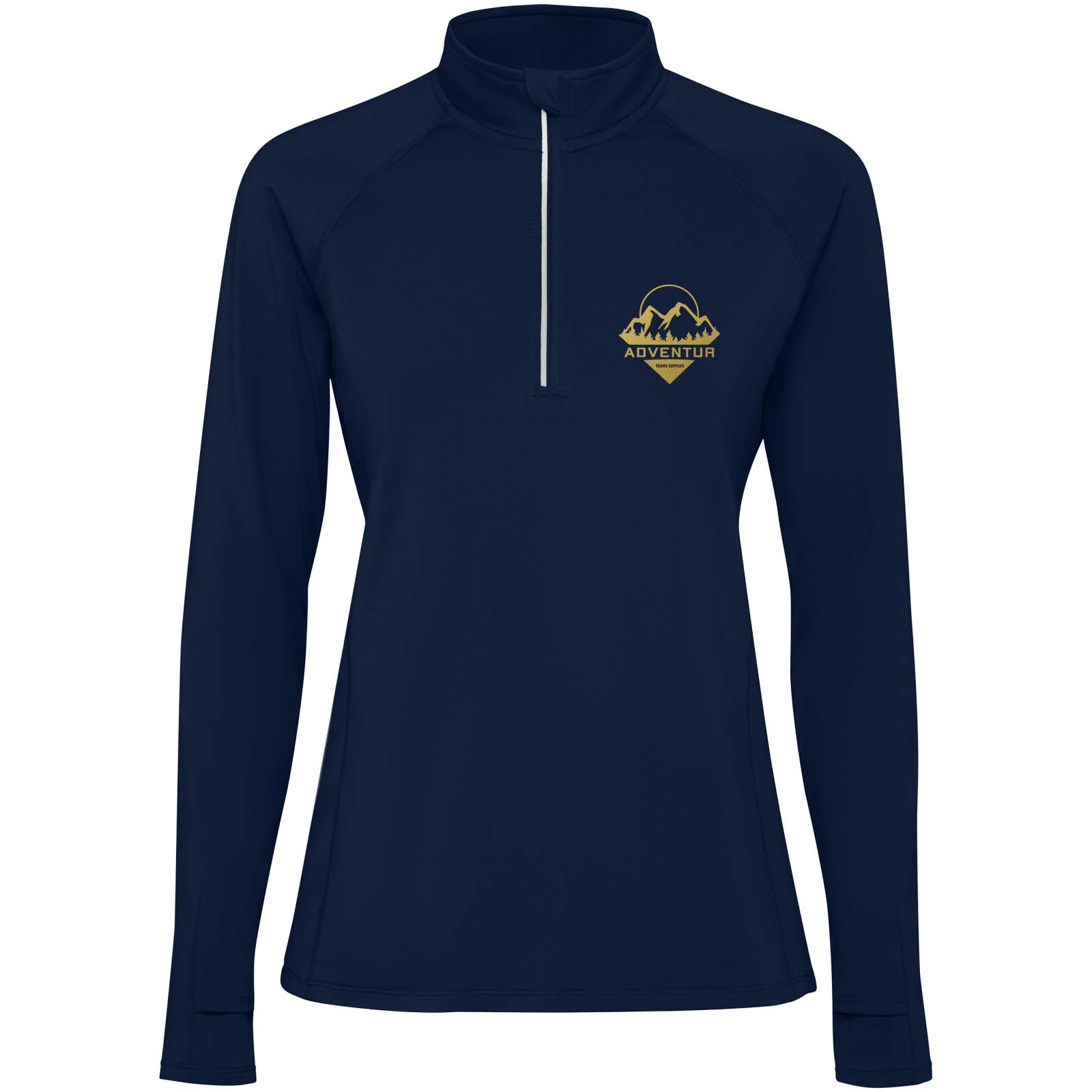Roly Sweatshirt de 200 g/m² Estambul à manches longues et demi-zip pour femme