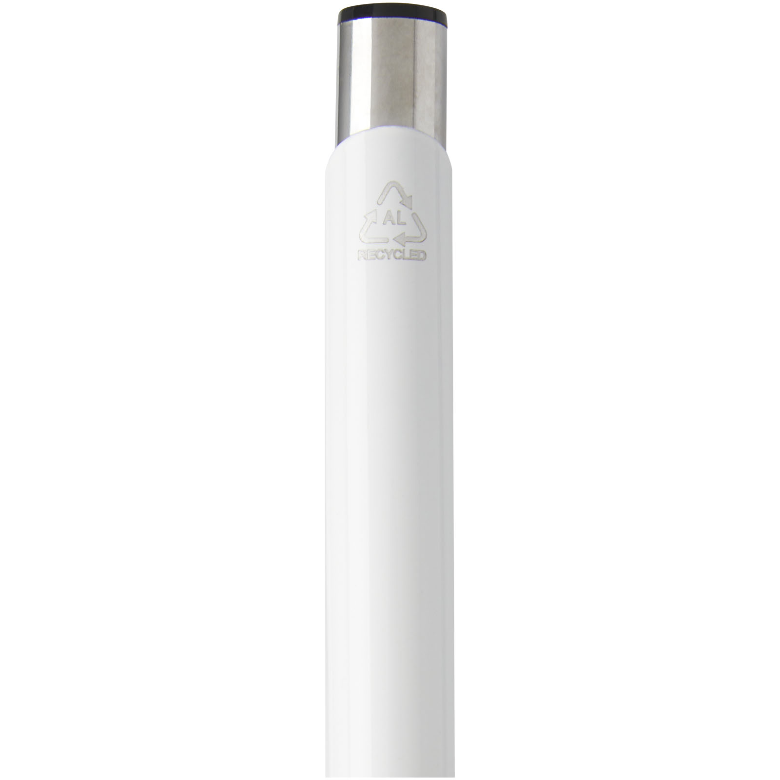 Stylo bille en aluminium recyclé Moneta (encre noire)