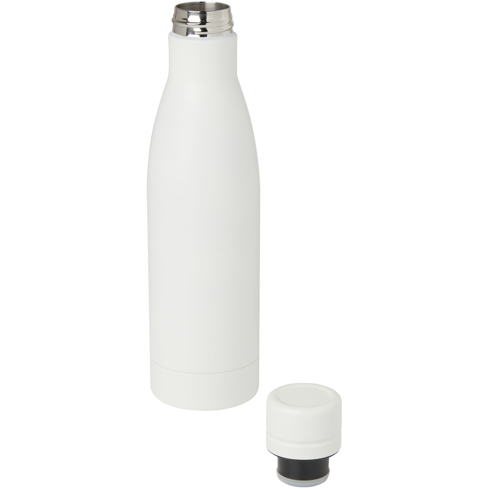 Bouteille isotherme Vasa en acier inoxydable recyclé certifié RCS de 500 ml avec isolation par le vide et couche de cuivre