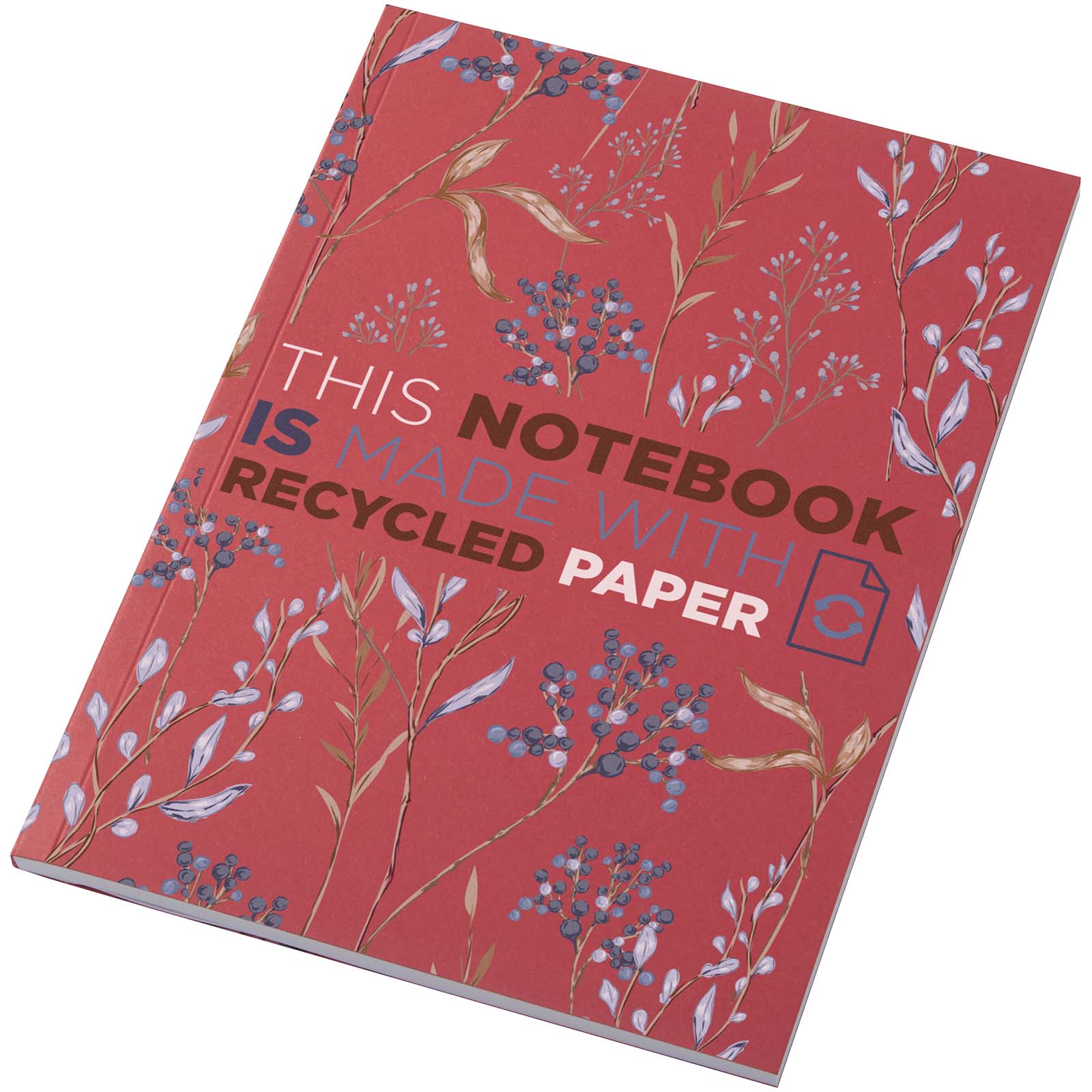 Cahier Novella Austen Colours recyclé A5 à couverture souple de 50 feuilles