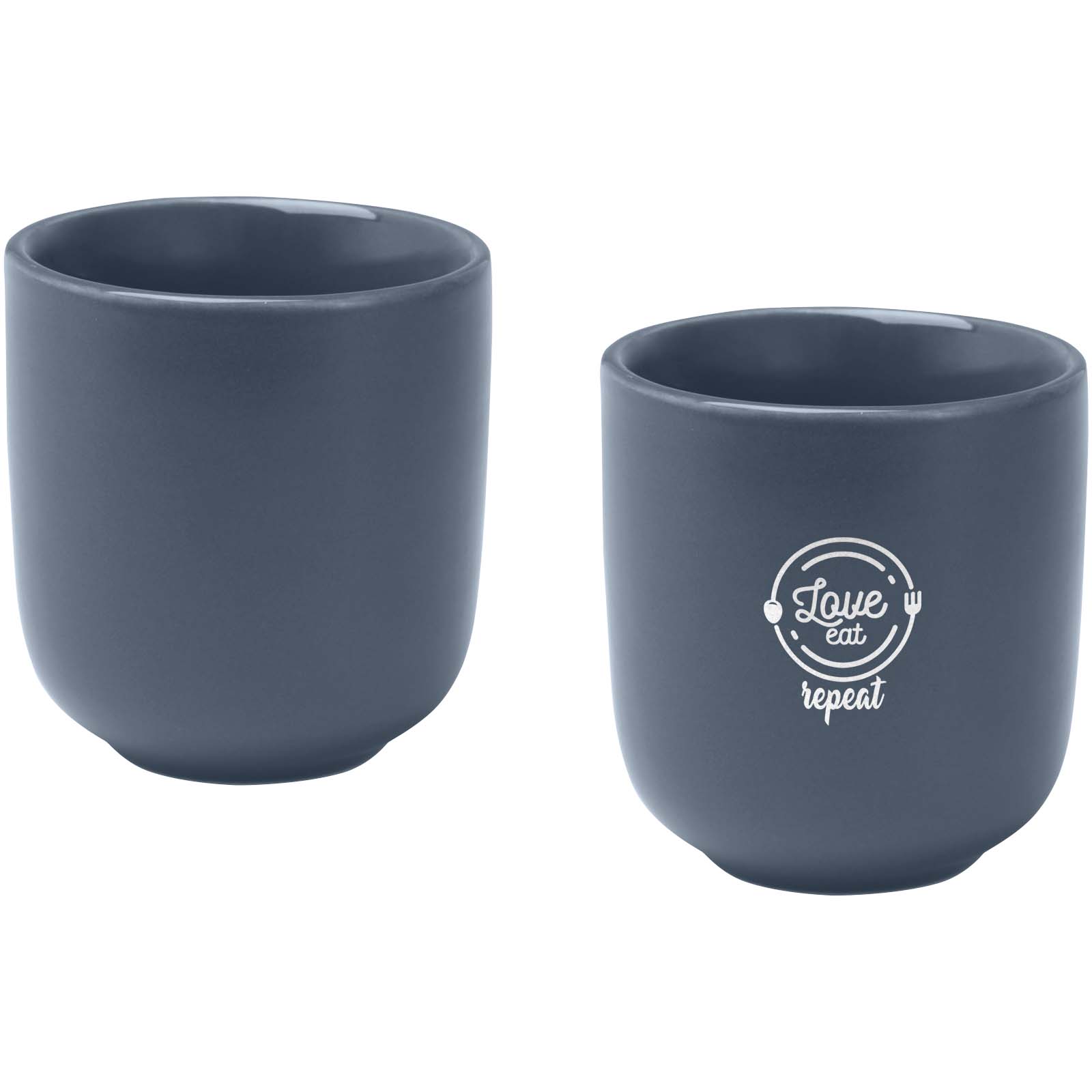 Seasons Tasses à expresso Male en céramique de 90 ml - set de 2 en finition mate