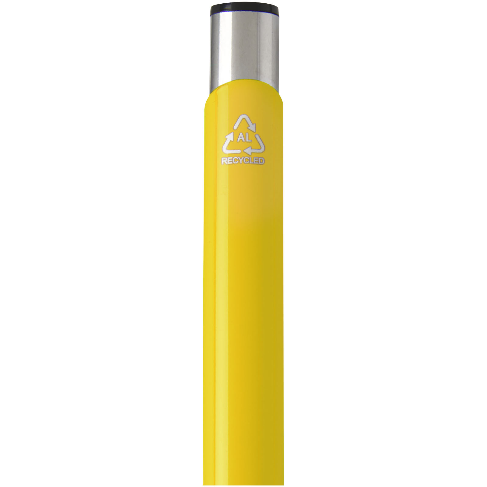 Stylo bille en aluminium recyclé Moneta (encre noire)