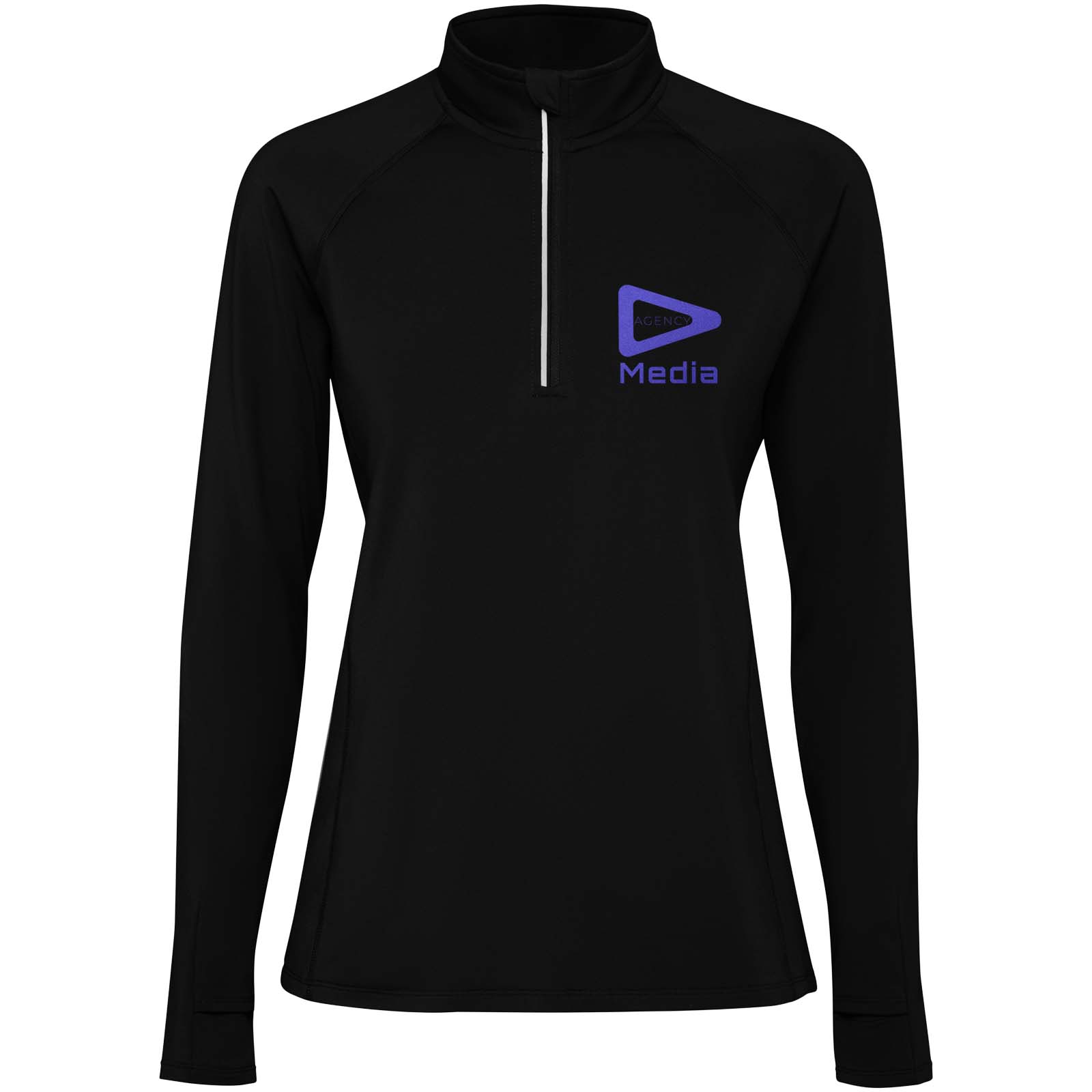 Roly Sweatshirt de 200 g/m² Estambul à manches longues et demi-zip pour femme