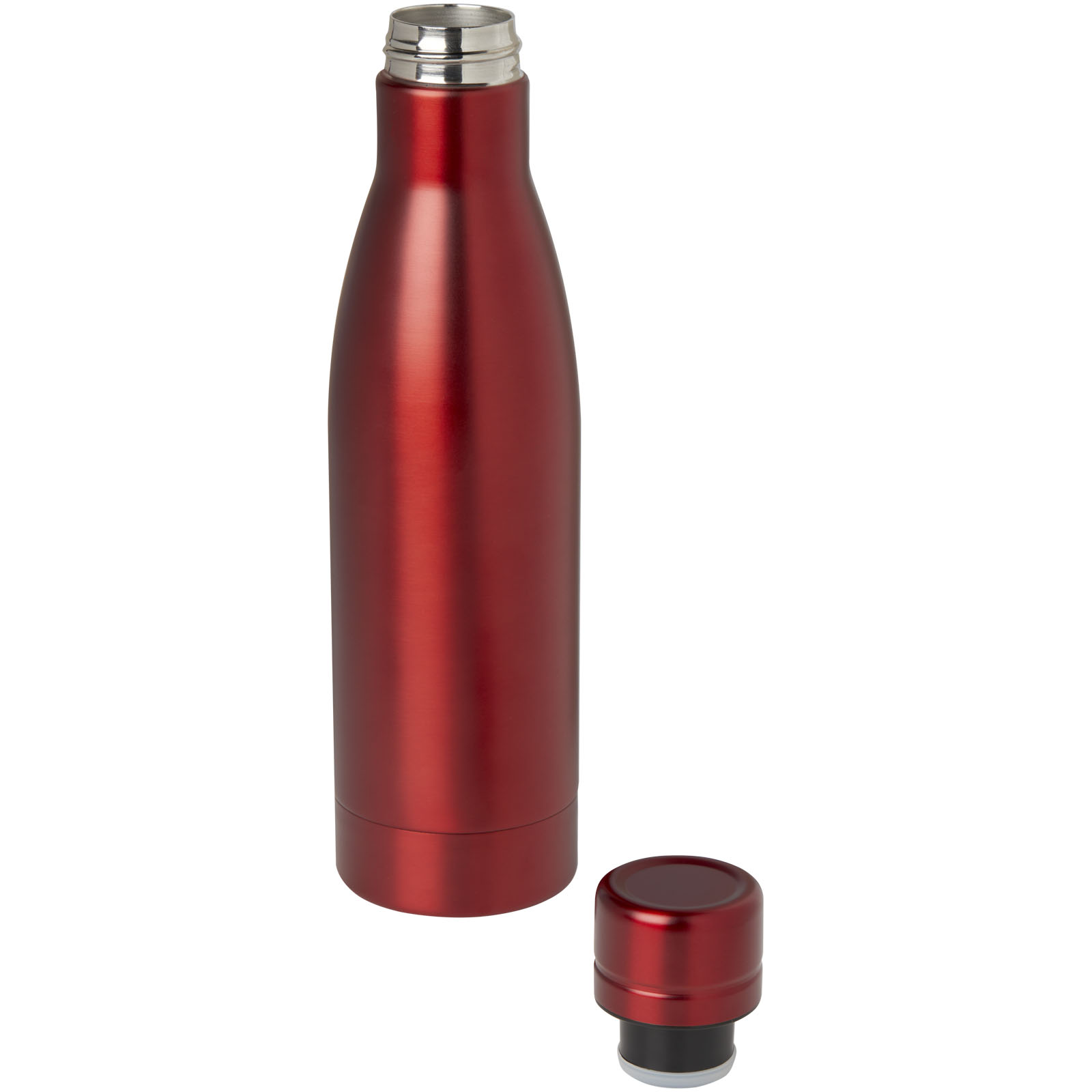Bouteille isotherme Vasa en acier inoxydable recyclé certifié RCS de 500 ml avec isolation par le vide et couche de cuivre