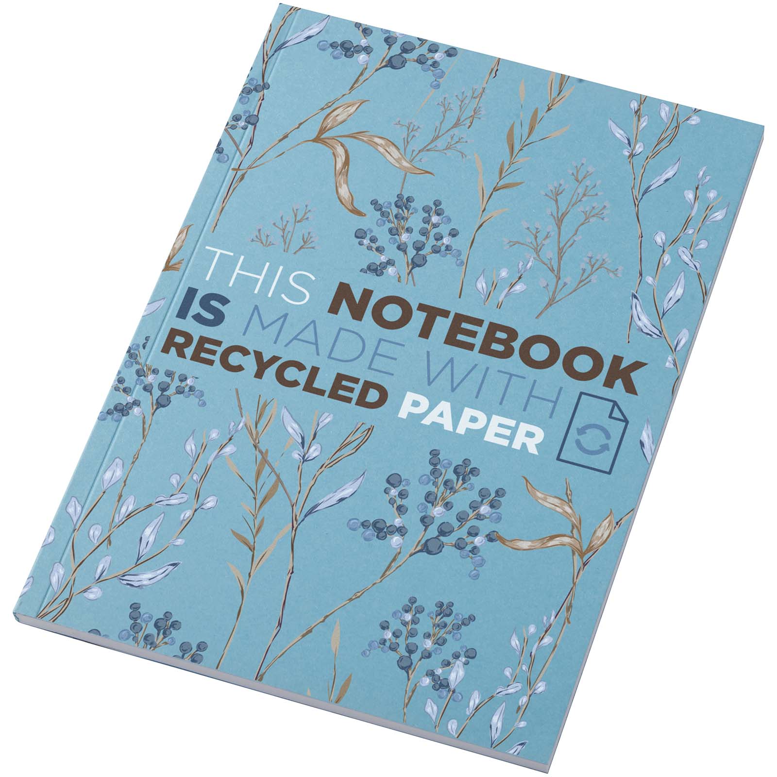 Cahier Novella Austen Colours recyclé A5 à couverture souple de 50 feuilles