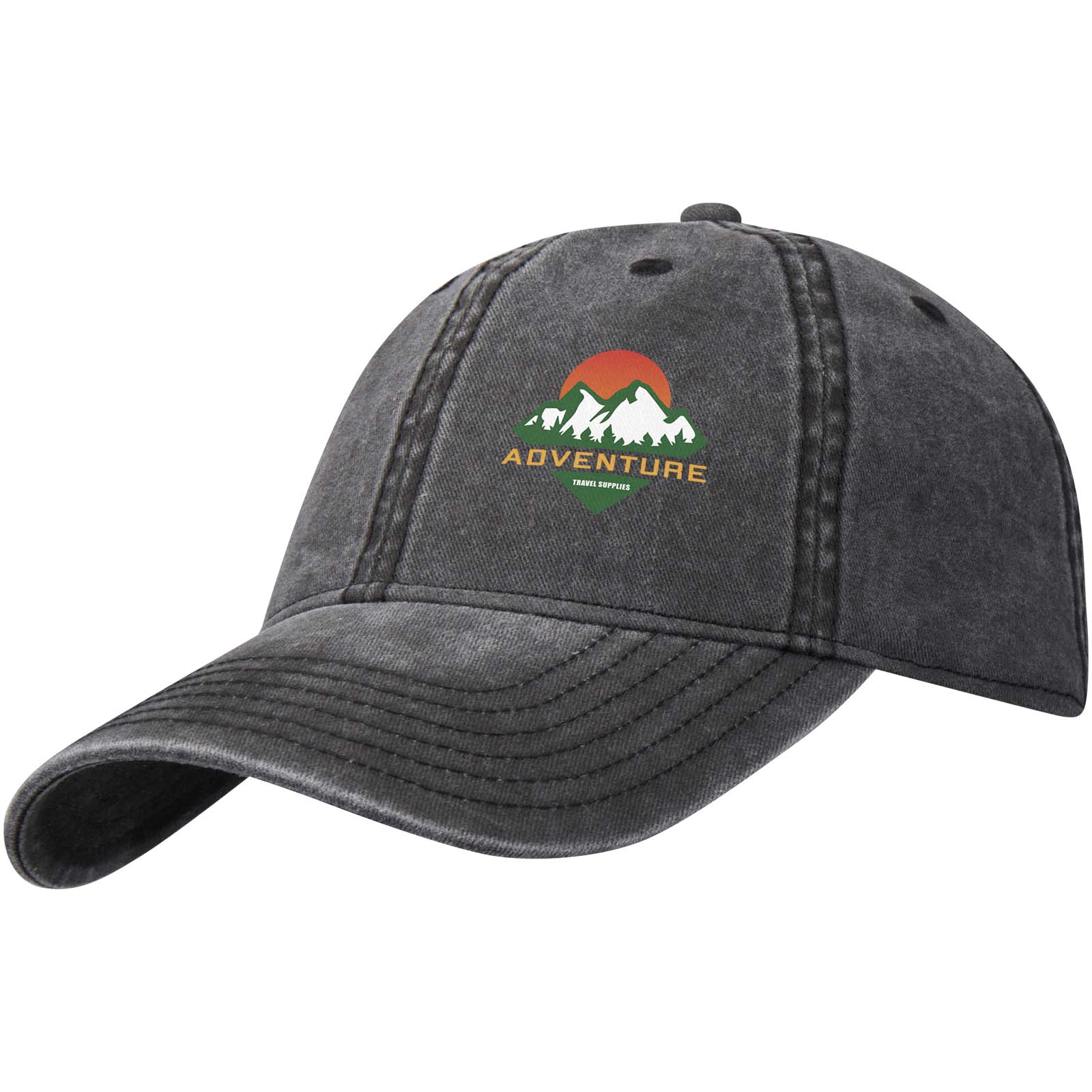 Elevate Casquette délavée à 6 panneaux de 270 g/m² Grafton