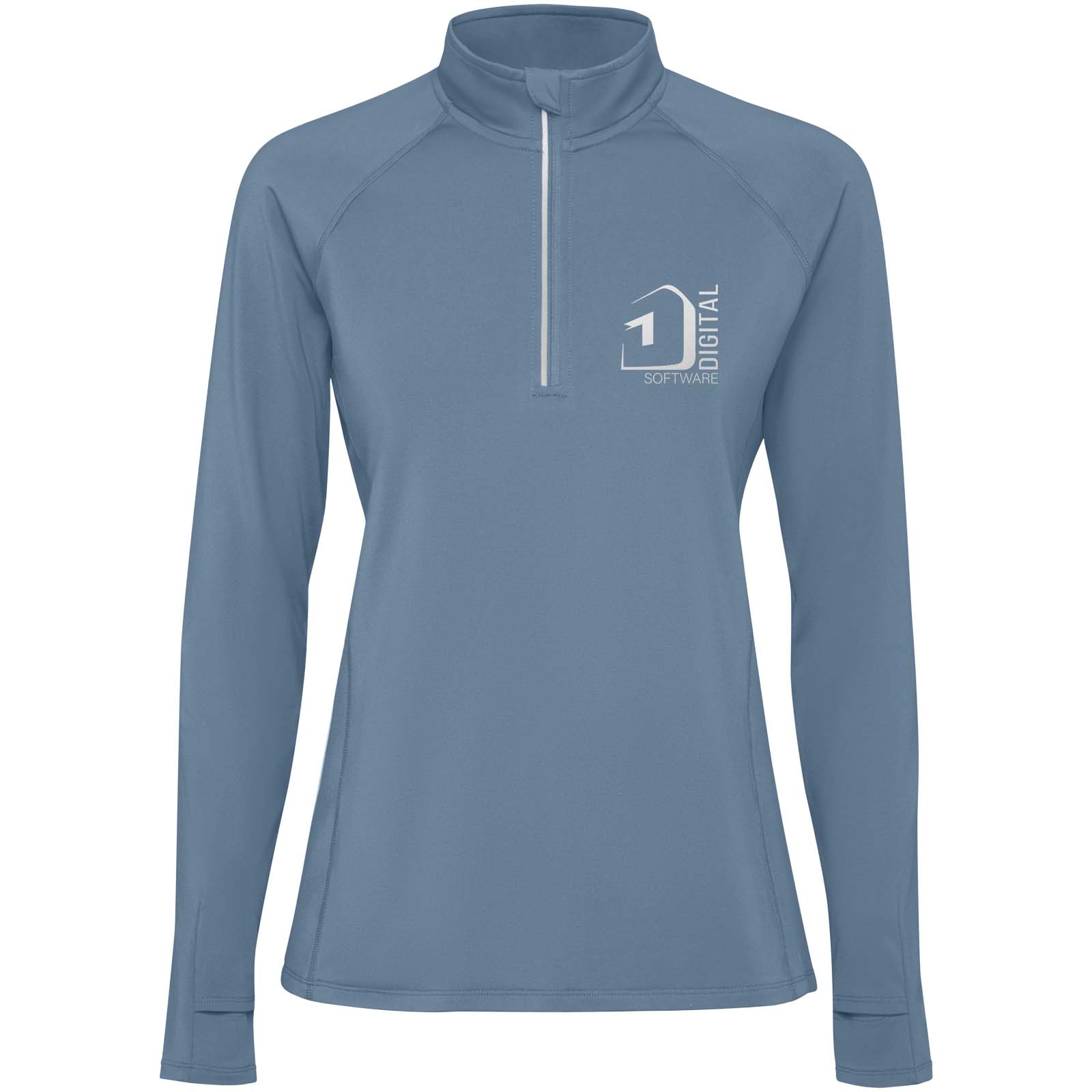 Roly Sweatshirt de 200 g/m² Estambul à manches longues et demi-zip pour femme