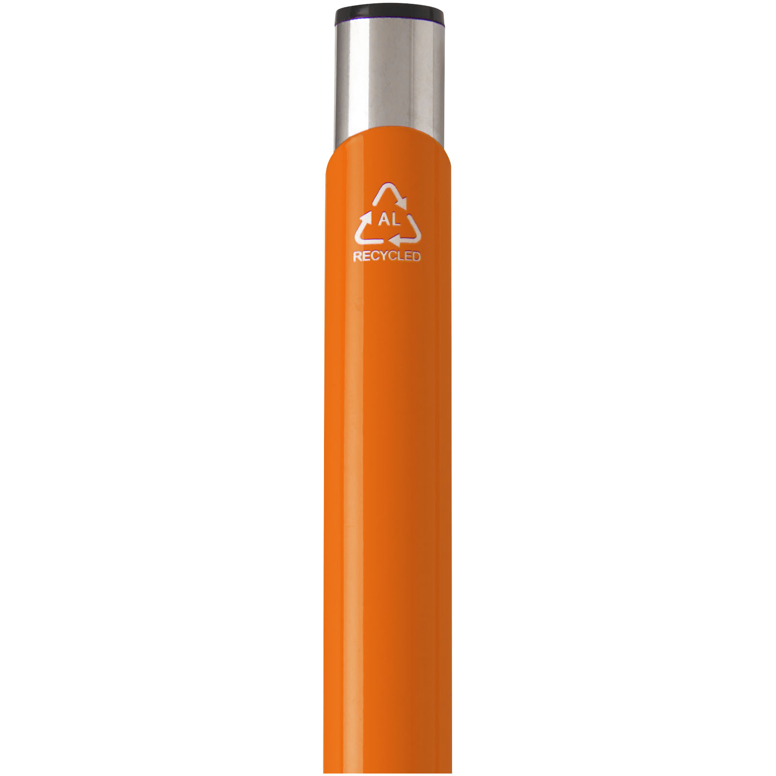 Stylo bille en aluminium recyclé Moneta (encre noire)