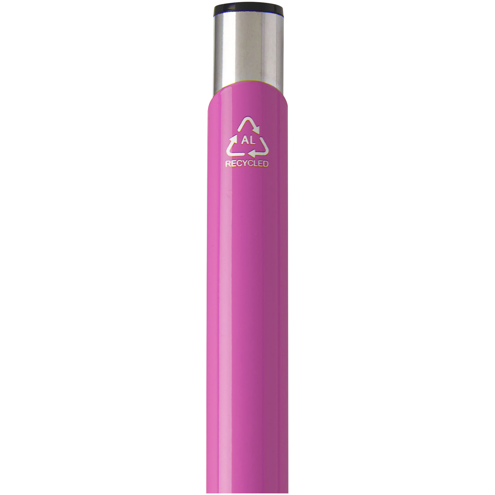 Stylo bille en aluminium recyclé Moneta (encre noire)