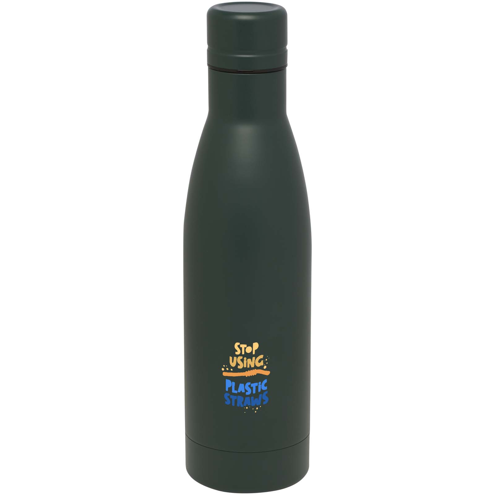 Bouteille isotherme Vasa en acier inoxydable recyclé certifié RCS de 500 ml avec isolation par le vide et couche de cuivre