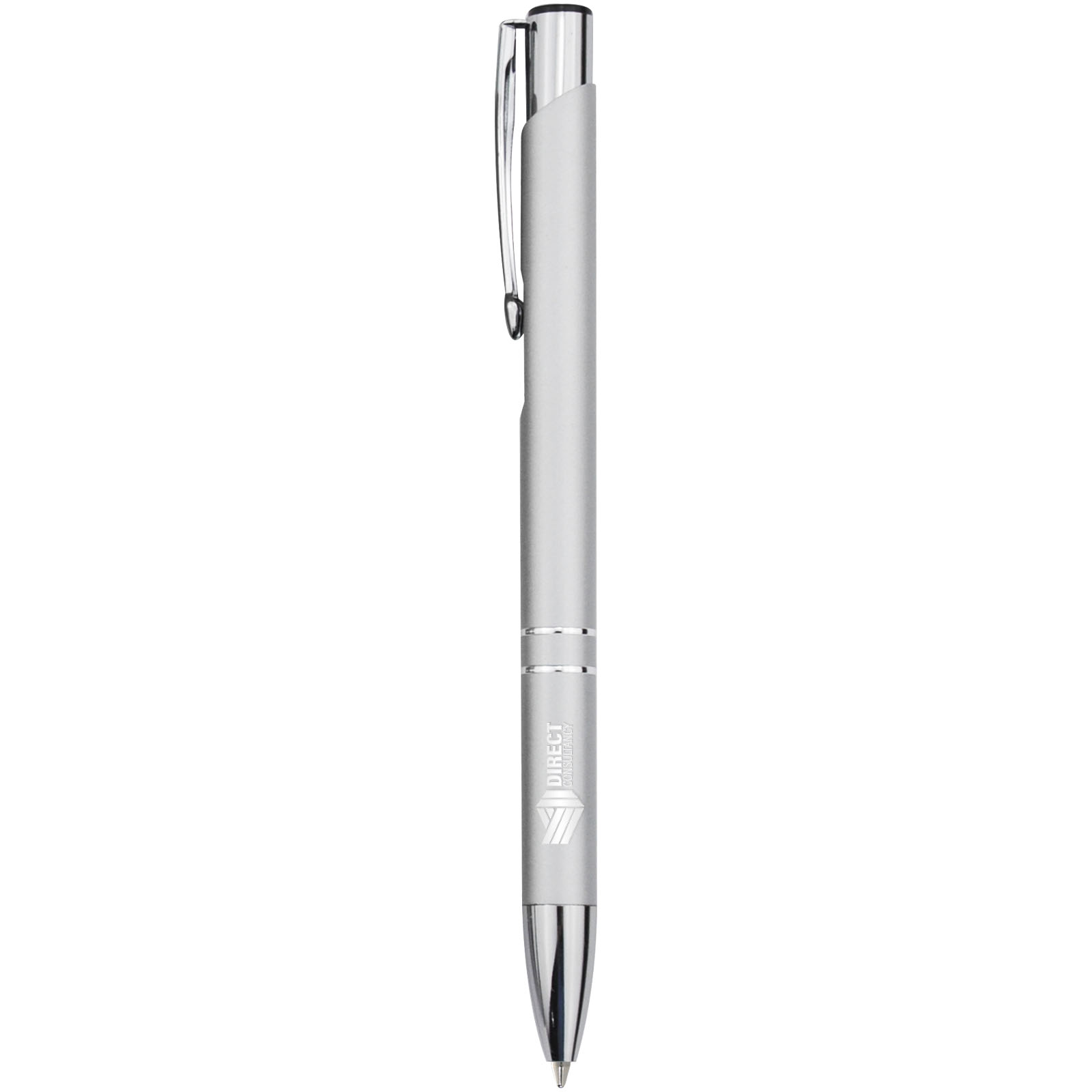 Stylo bille en aluminium recyclé Moneta (encre noire)