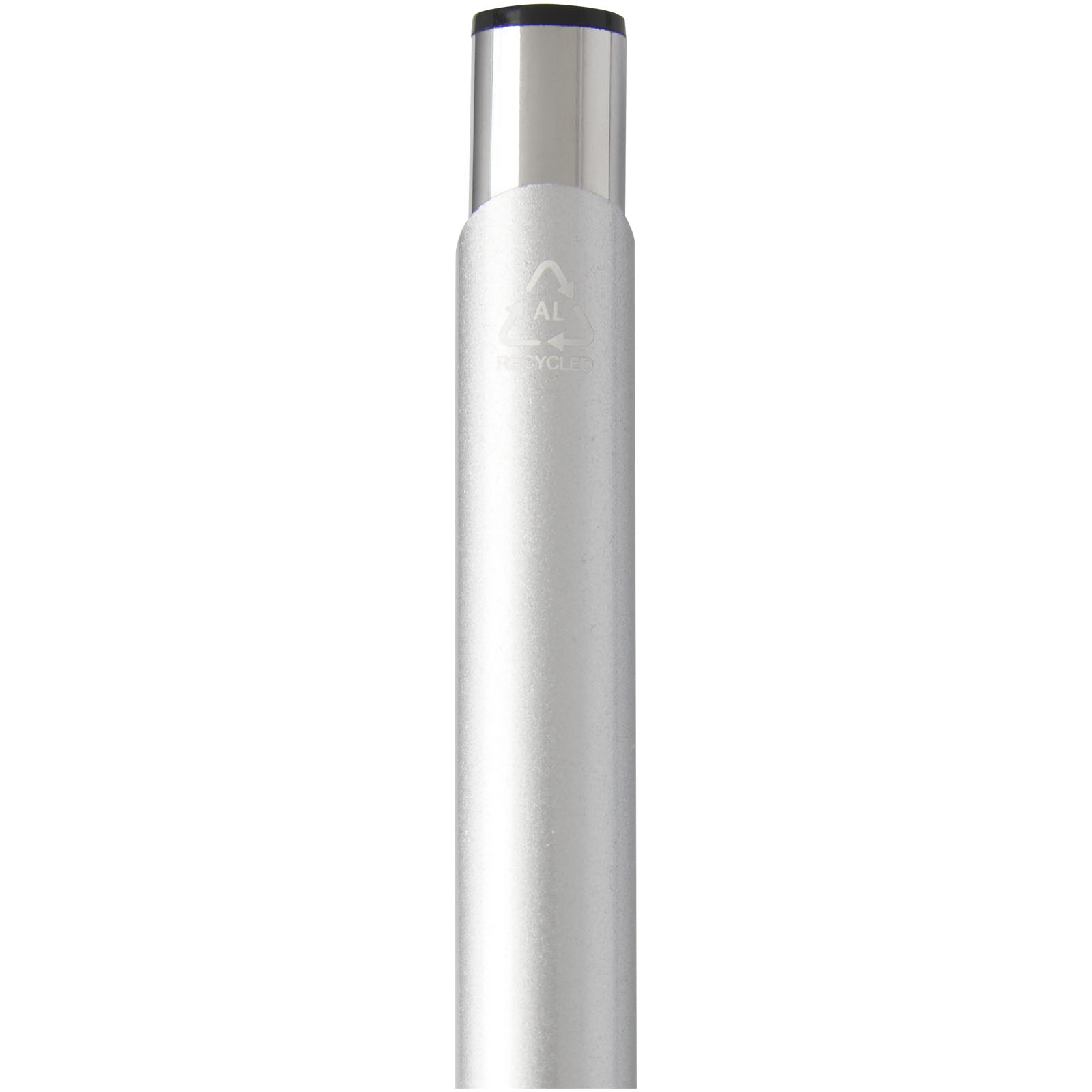 Stylo bille en aluminium recyclé Moneta (encre noire)