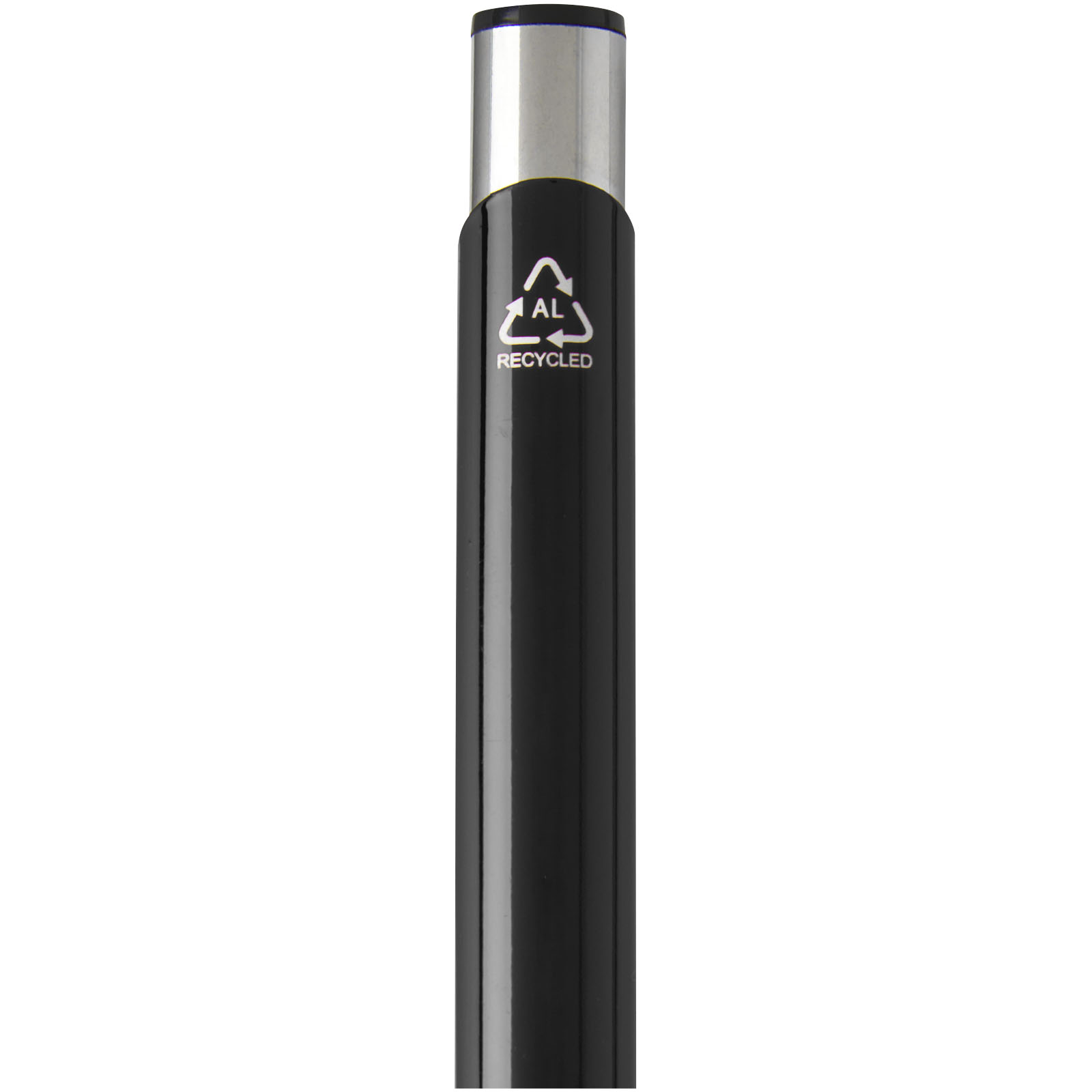 Stylo bille en aluminium recyclé Moneta (encre noire)
