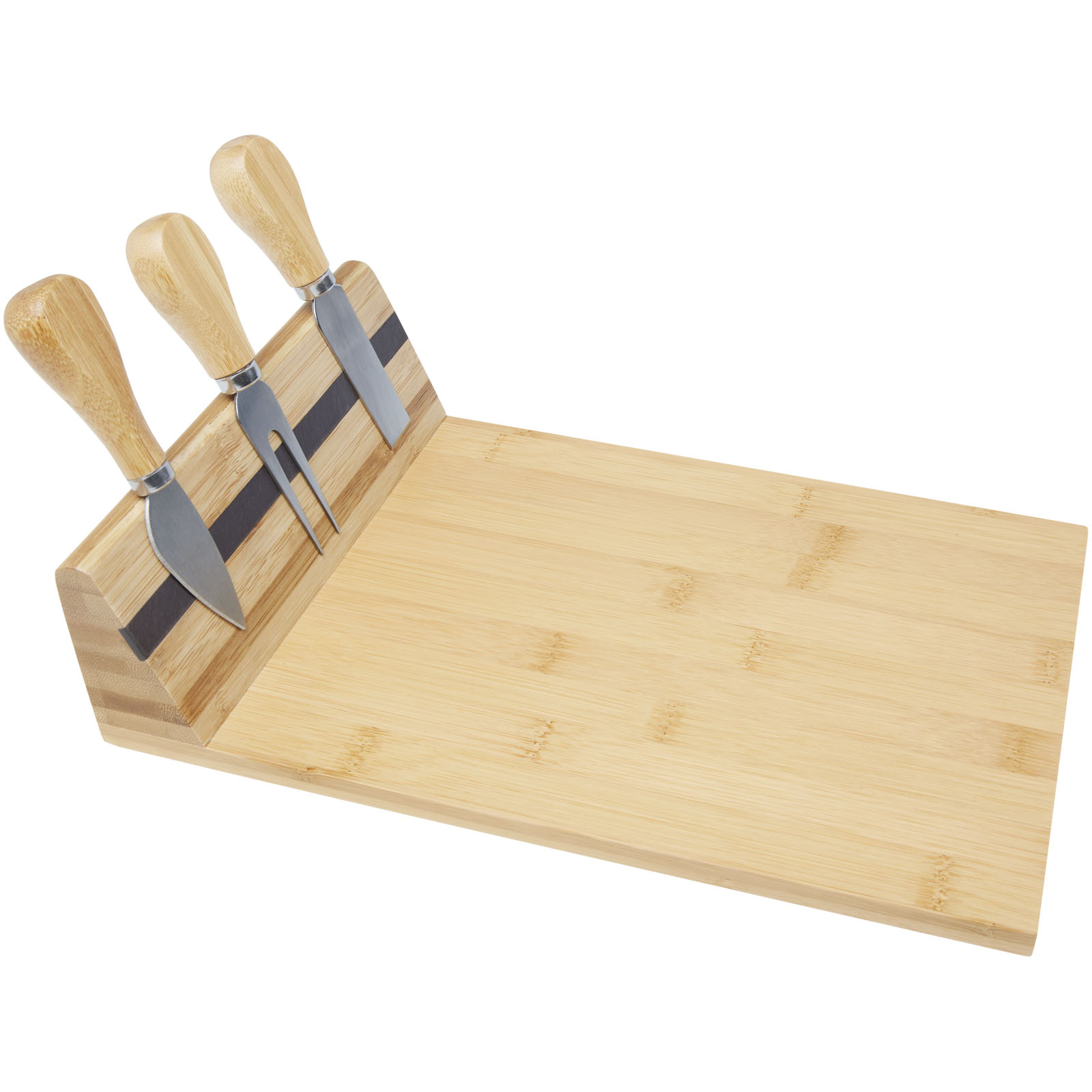 Seasons Plateau à fromage et accessoires magnétiques Mancheg en bambou