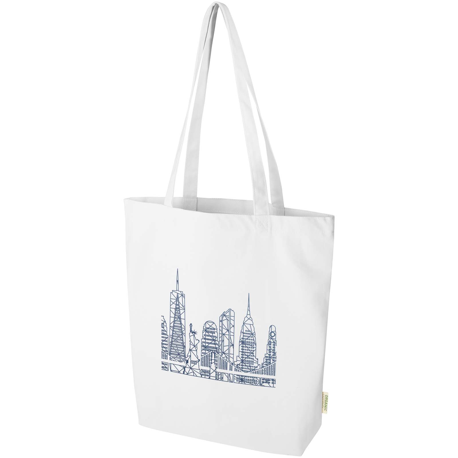 Sac shopping Odisha bio OCS à large fond 180 g/m2 de 11 L