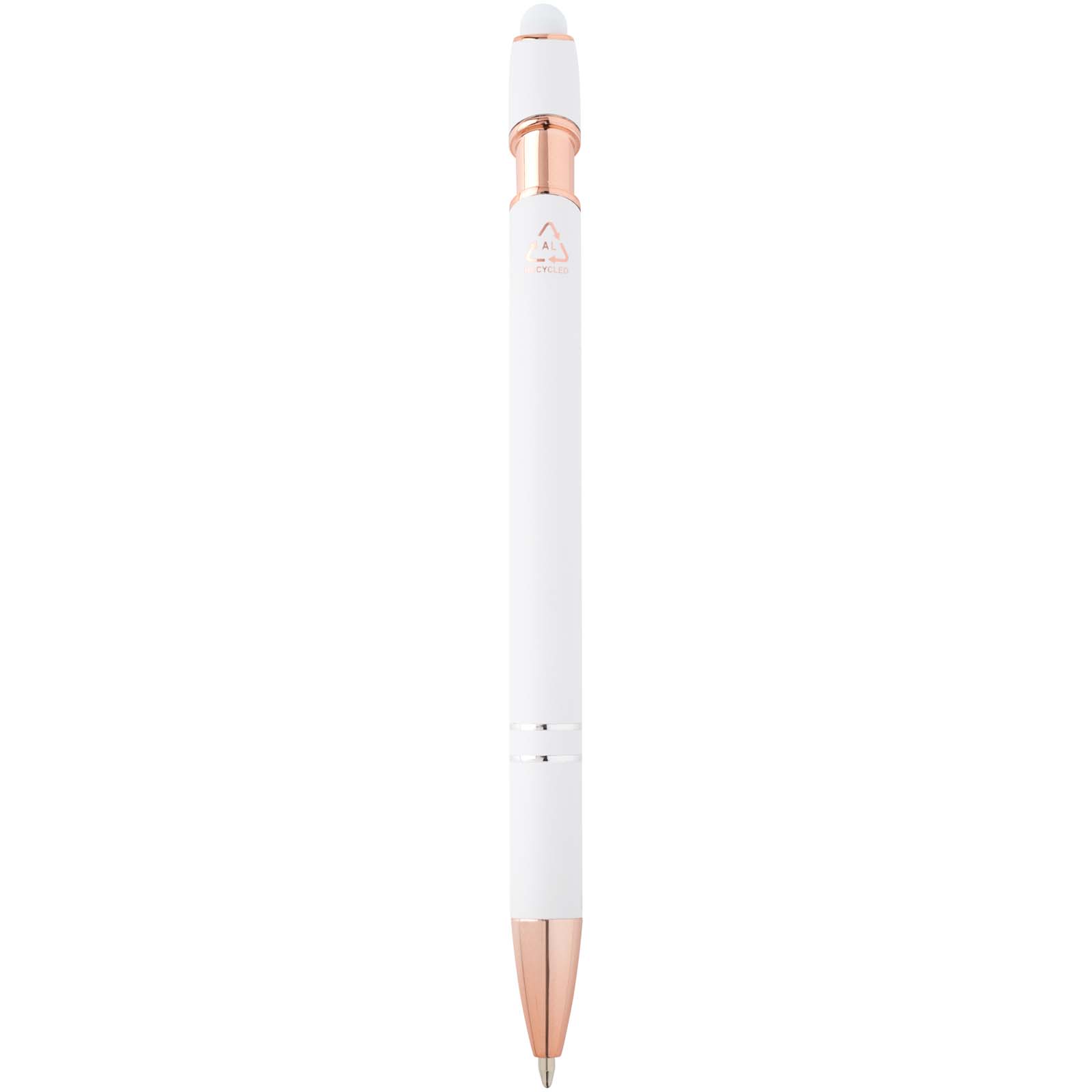Stylo bille Nanna avec finition or rose (encre bleue)