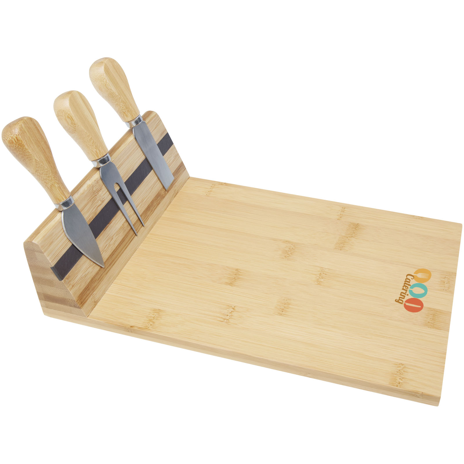 Seasons Plateau à fromage et accessoires magnétiques Mancheg en bambou