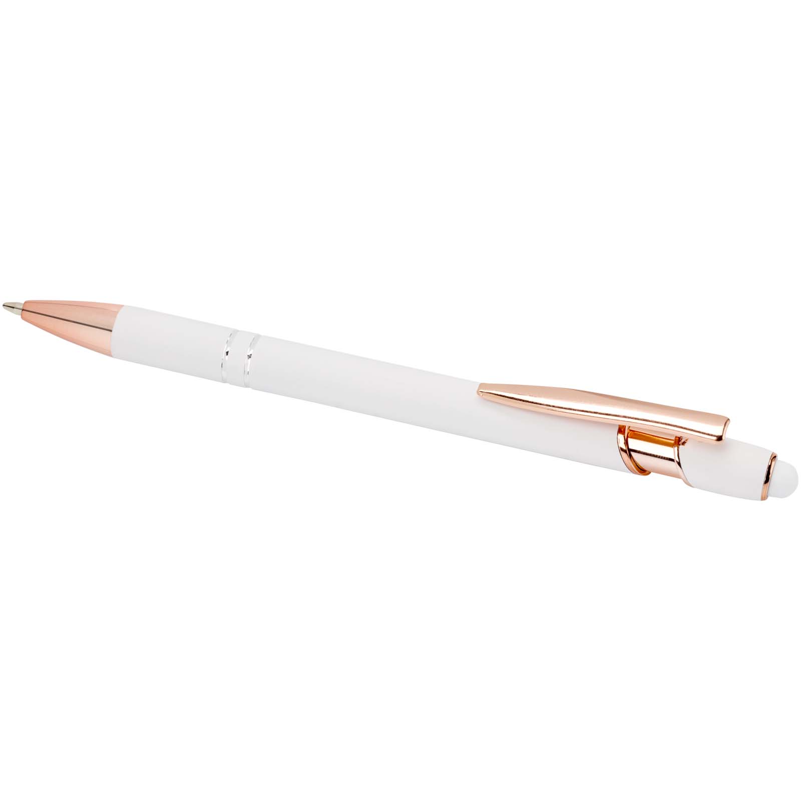 Stylo bille Nanna avec finition or rose (encre bleue)